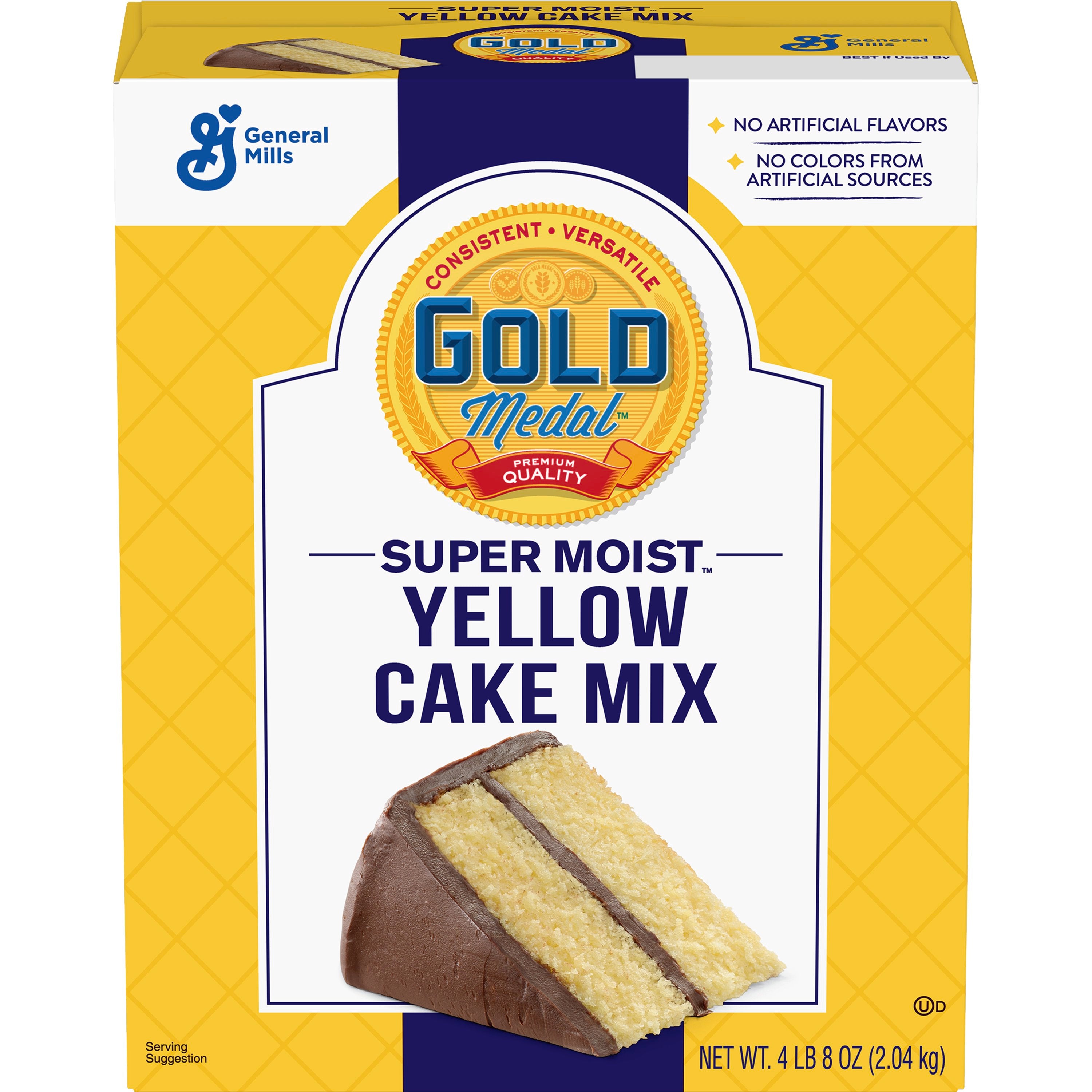 Gold Medal™ Cake Mix Super Moist™ Yellow 4.5 Pound Each - 6 Per Case.