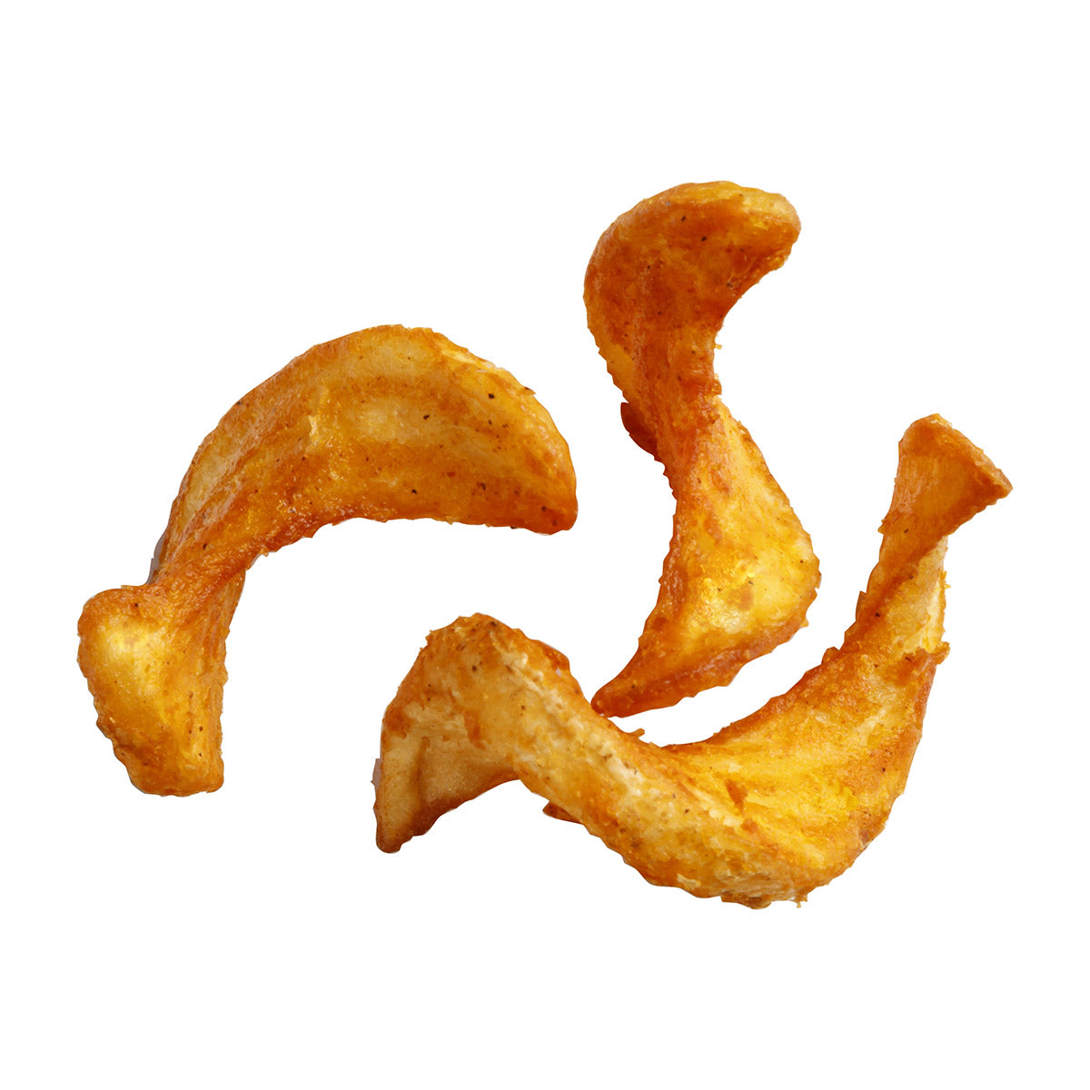 Simplot Sidewinders Fries Seasonedcrisp Delivery Brand Batter Junior Cut 4.5 Pound Each - 6 Per Case.