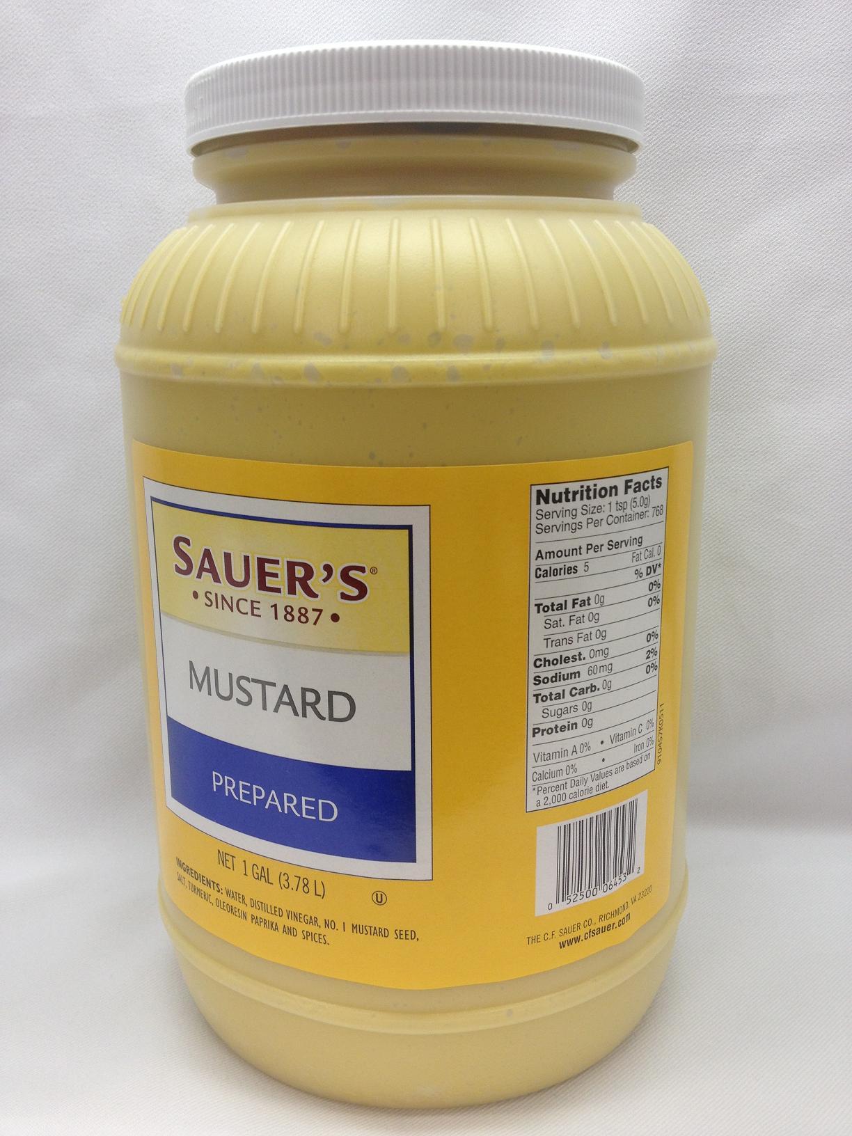 Mustard 1 Gallon - 4 Per Case.