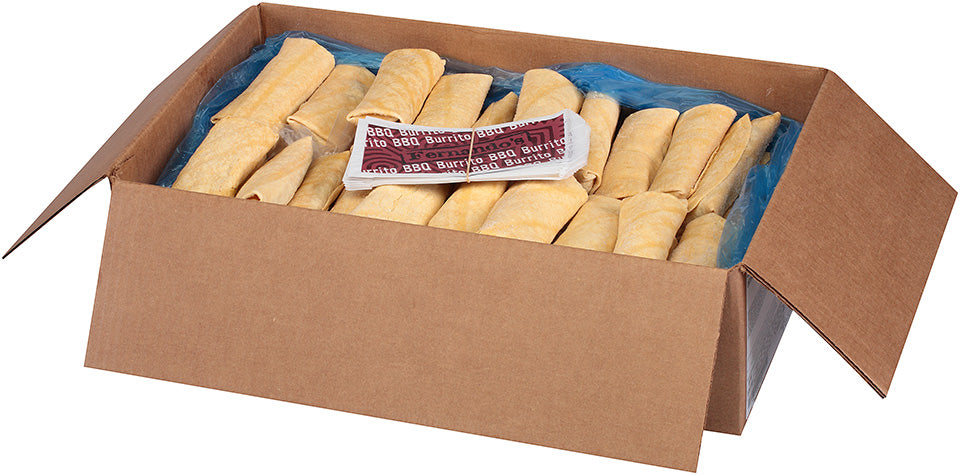 Beef Bean And Red Chili Burrito Prefried Withbag 72 Each - 1 Per Case.