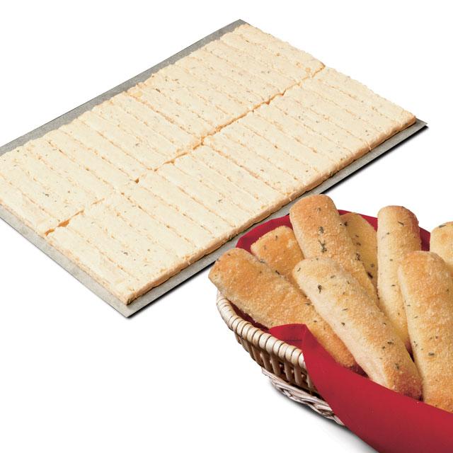 Bridgford Cheesy Garlic Breadstick Dough Fast And Easy Layer 360 Piece - 1 Per Case.