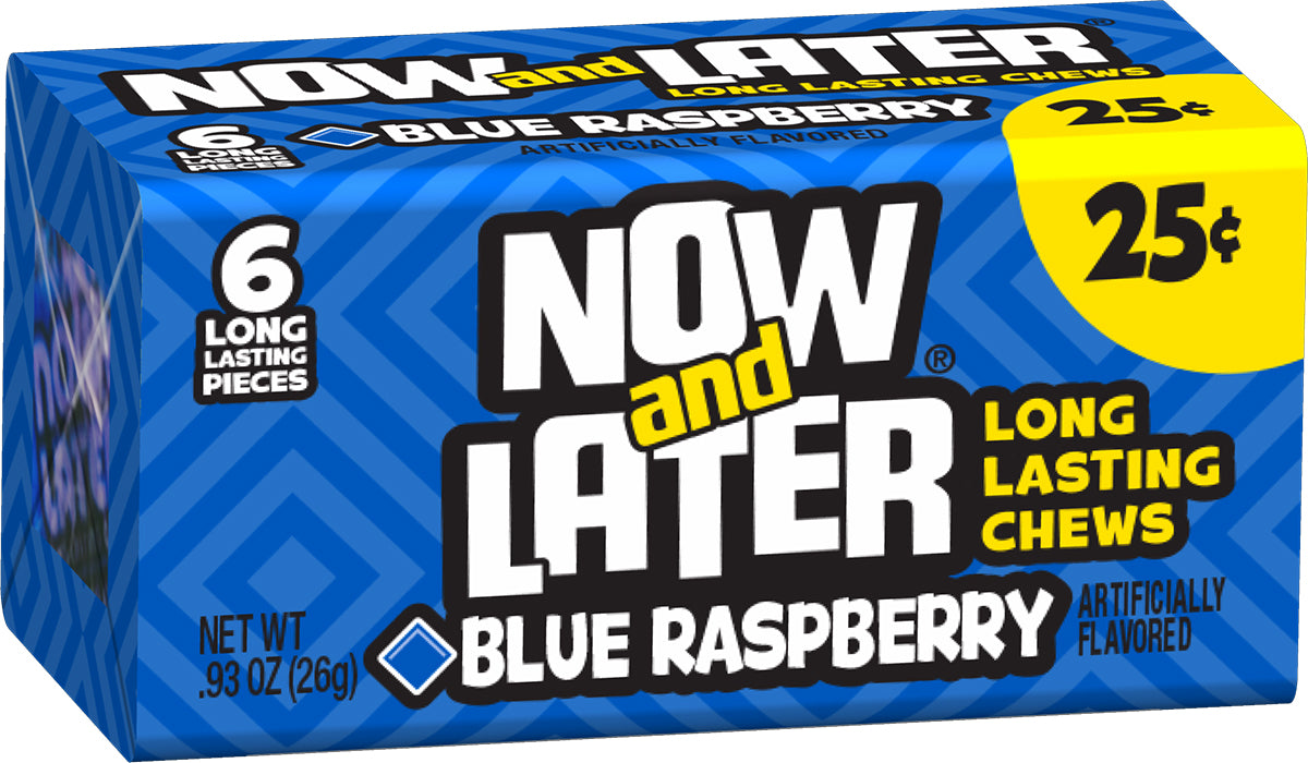N&l Blue Raspberry Piece 0.93 Ounce Size - 12 Per Case.