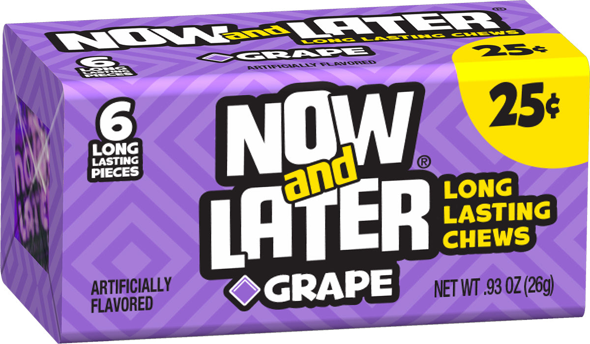 N&l Grape Piece 0.93 Ounce Size - 12 Per Case.