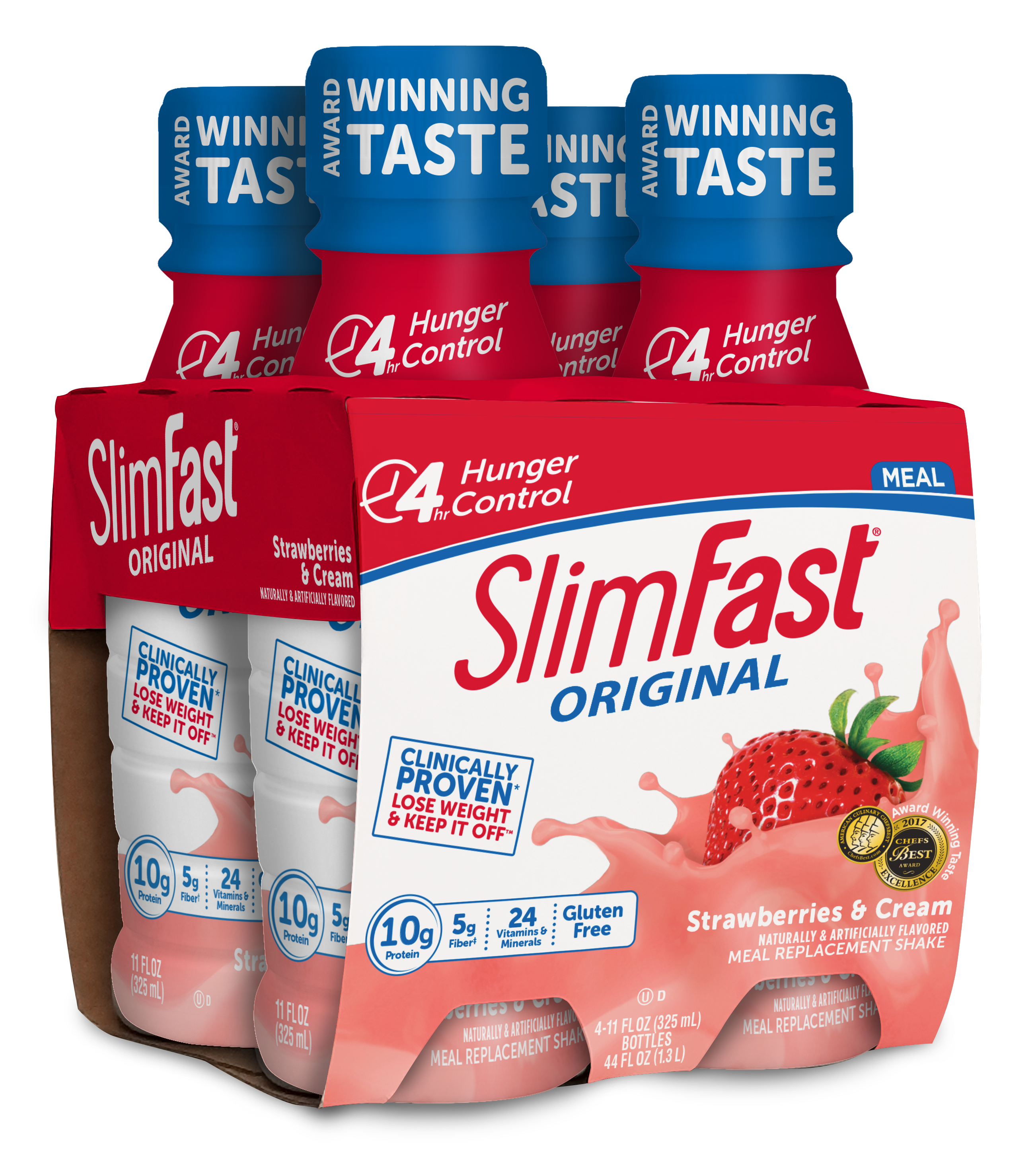 Slimfast Rtd Strawberries & Cream 11 Fluid Ounce - 12 Per Case.
