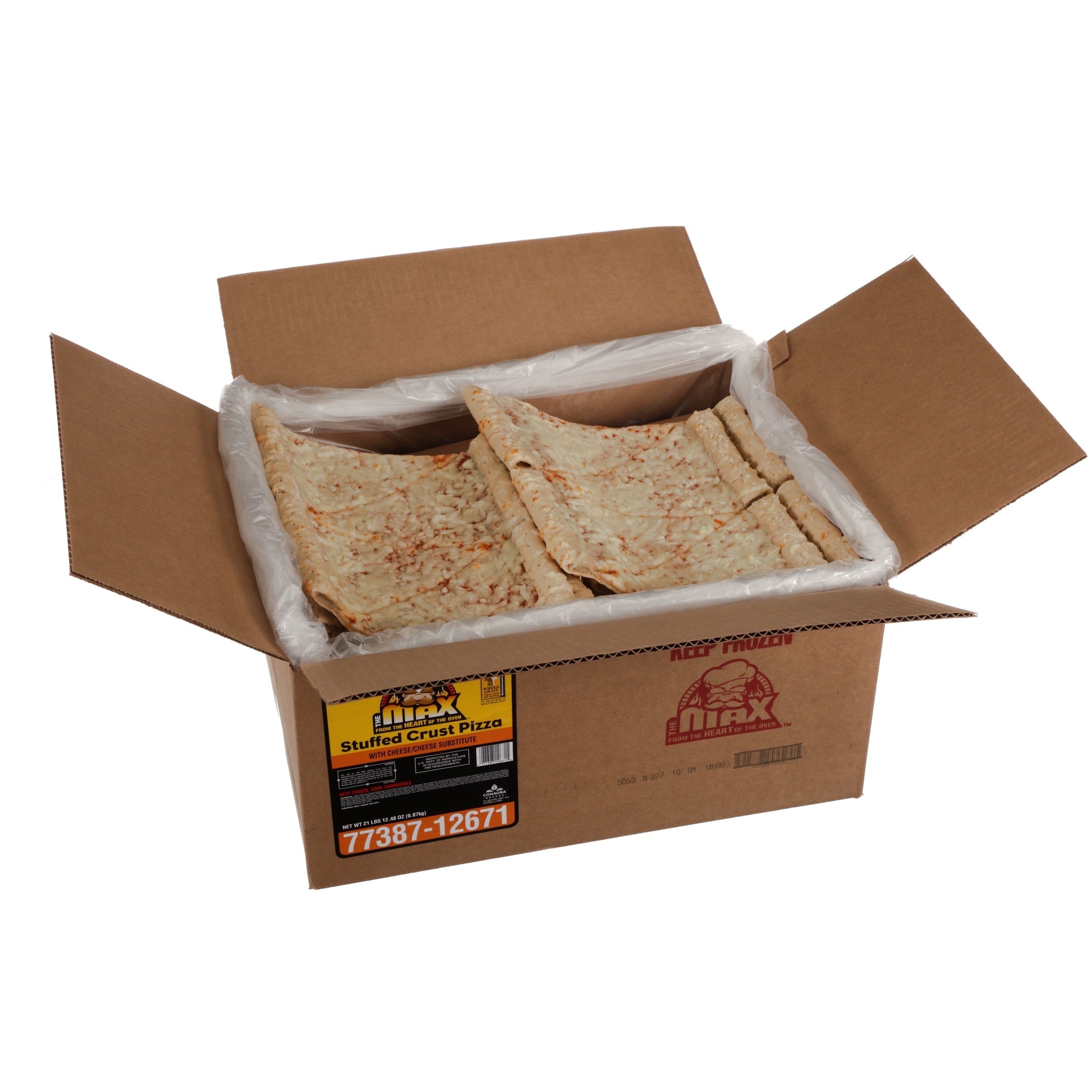 Stuffed Crust Whole Grain Cheese 4.84 Ounce Size - 72 Per Case.