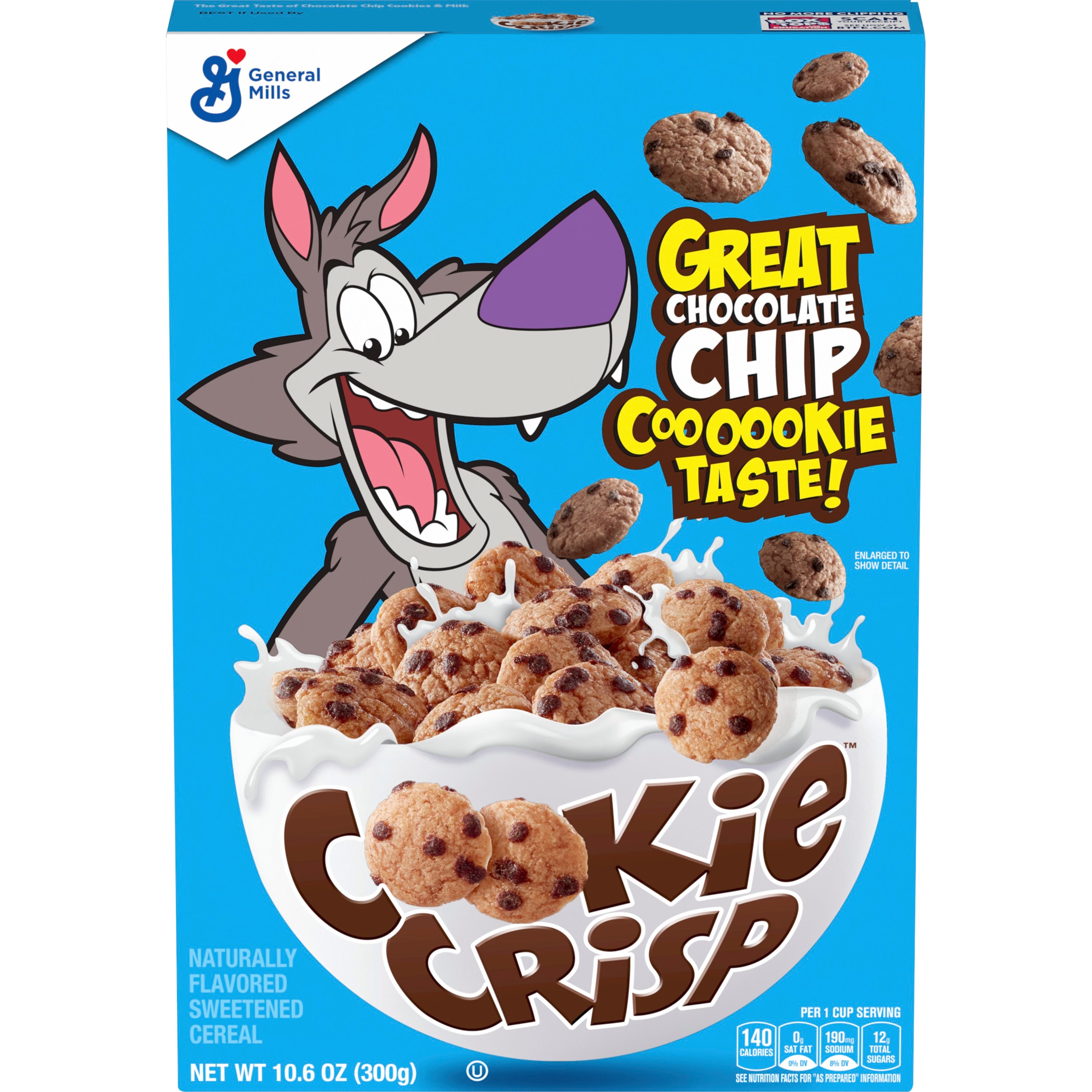 Cookie Crisp™ Cereal 10.6 Ounce Size - 12 Per Case.