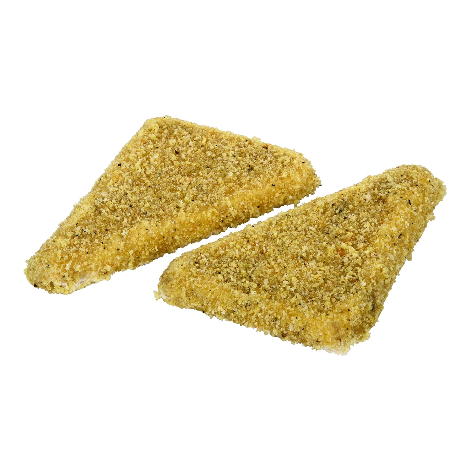 Pier Butter Crumb Lemon Pepper Alaska Pollock Portions 10 Pound Each - 1 Per Case.