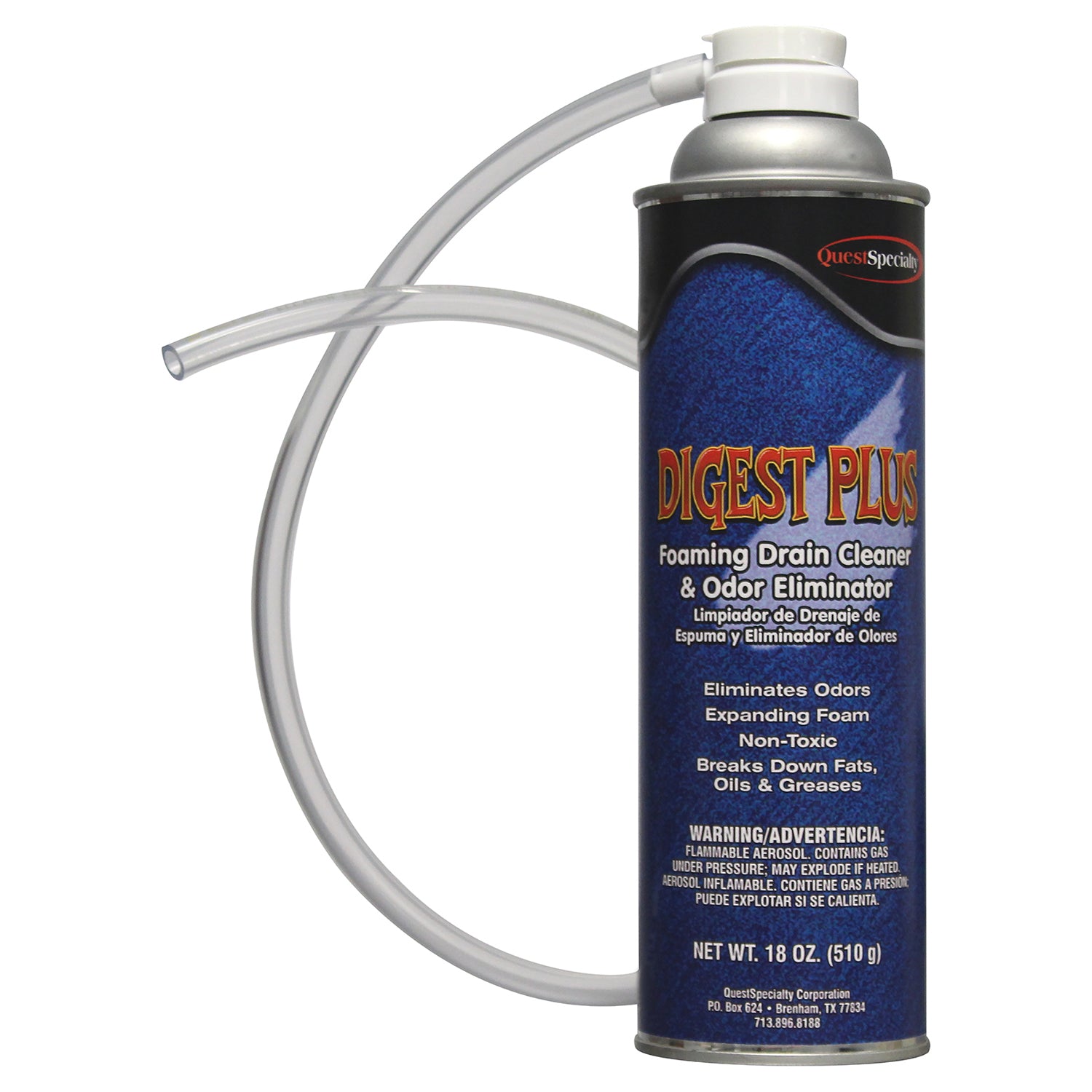 Digest Plus Foaming Drain Cleaner And Odor Eliminator 128 Ounce Size - 12 Per Case.