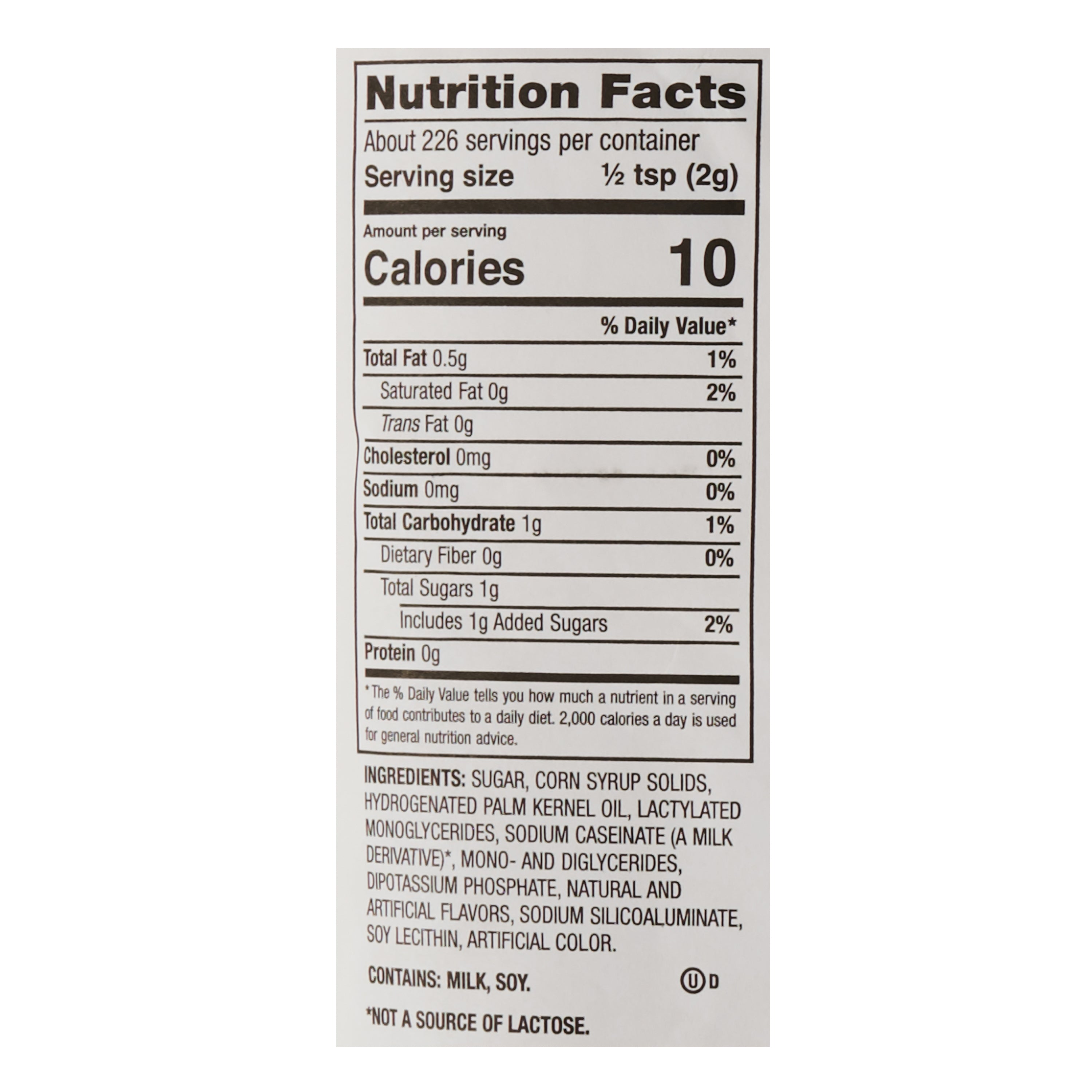 Chef's Finest Whipped Topping 16 Ounce Size - 12 Per Case.