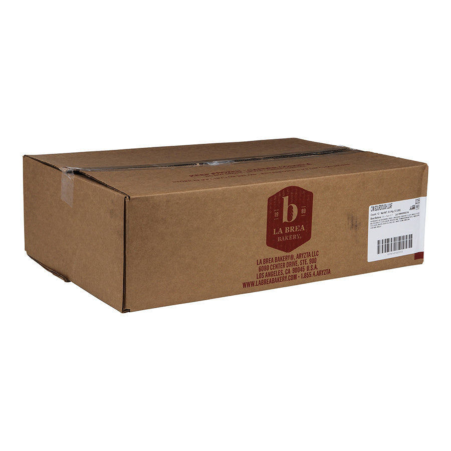 Bread Country White Sourdough Loaf Oval Parbaked Frozen Bulk Bag 16 Ounce Size - 12 Per Case.