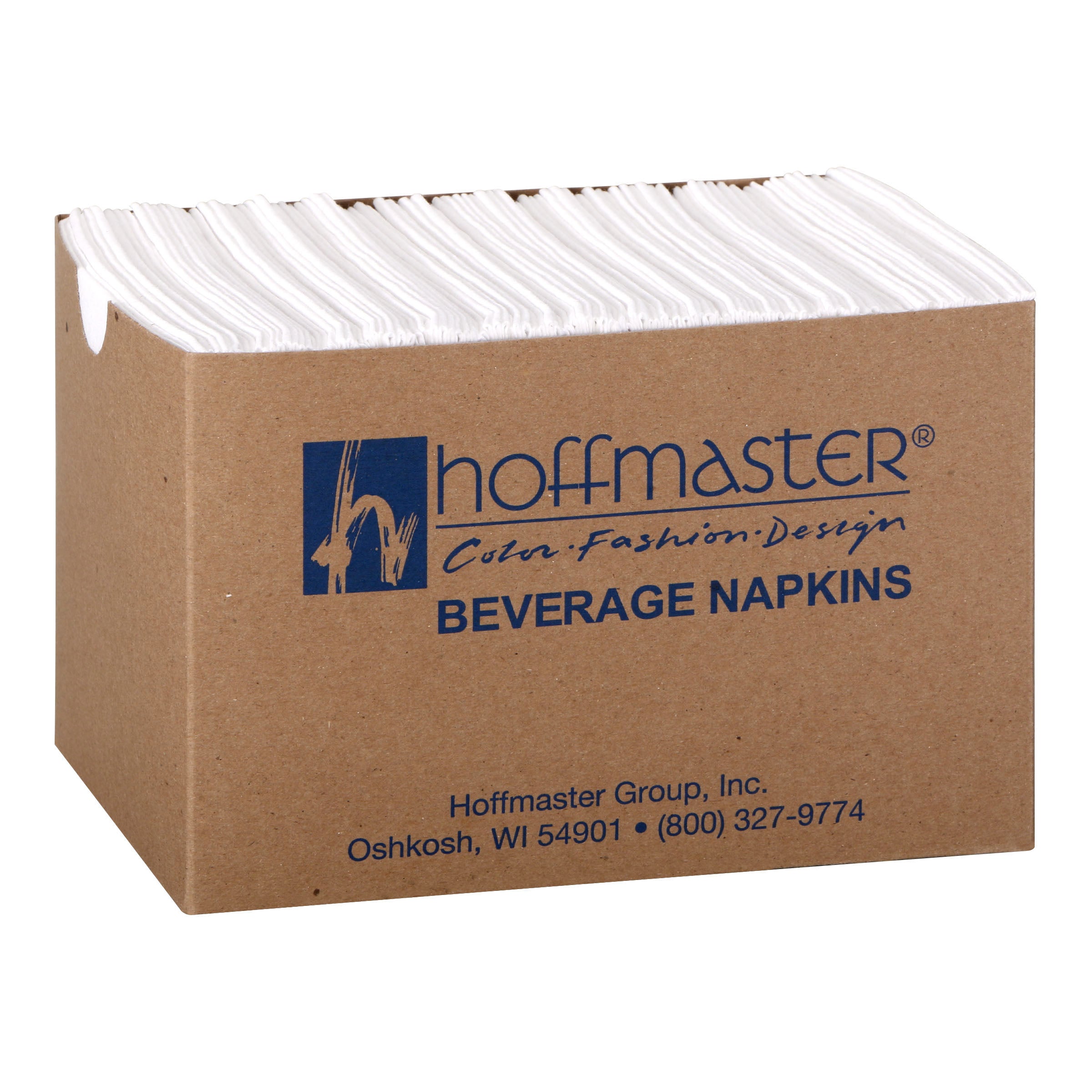 Napkin Beverage White Fold Linen Like 125 Each - 8 Per Case.