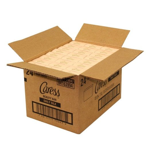 Caress Soap Bar Daily Silk Twin Pack 7.5 Fluid Ounce - 24 Per Case.