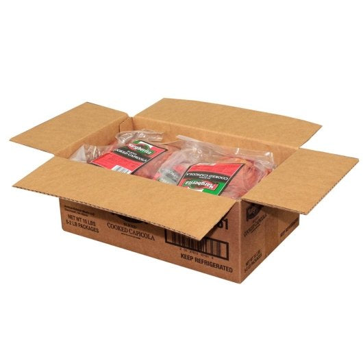 Margherita Sliced Capicola 2 Pound Each - 5 Per Case.