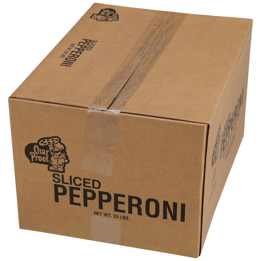 Margherita Char Proof Pepperoni Slices 12.564 Pound Each - 2 Per Case.