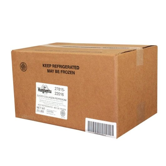 Margherita Collagen Casing 16-18 Count Pepperoni Slices 201.024 Ounce Size - 2 Per Case.