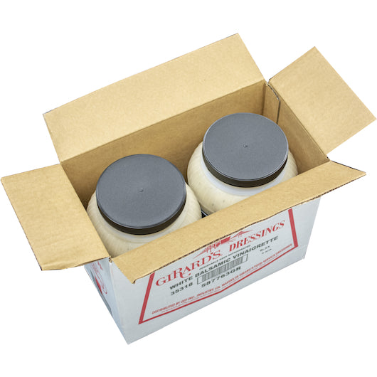 Girard's White Balsamic Vinaigrette Dressing, 1 Gallon - 2 Per Case.