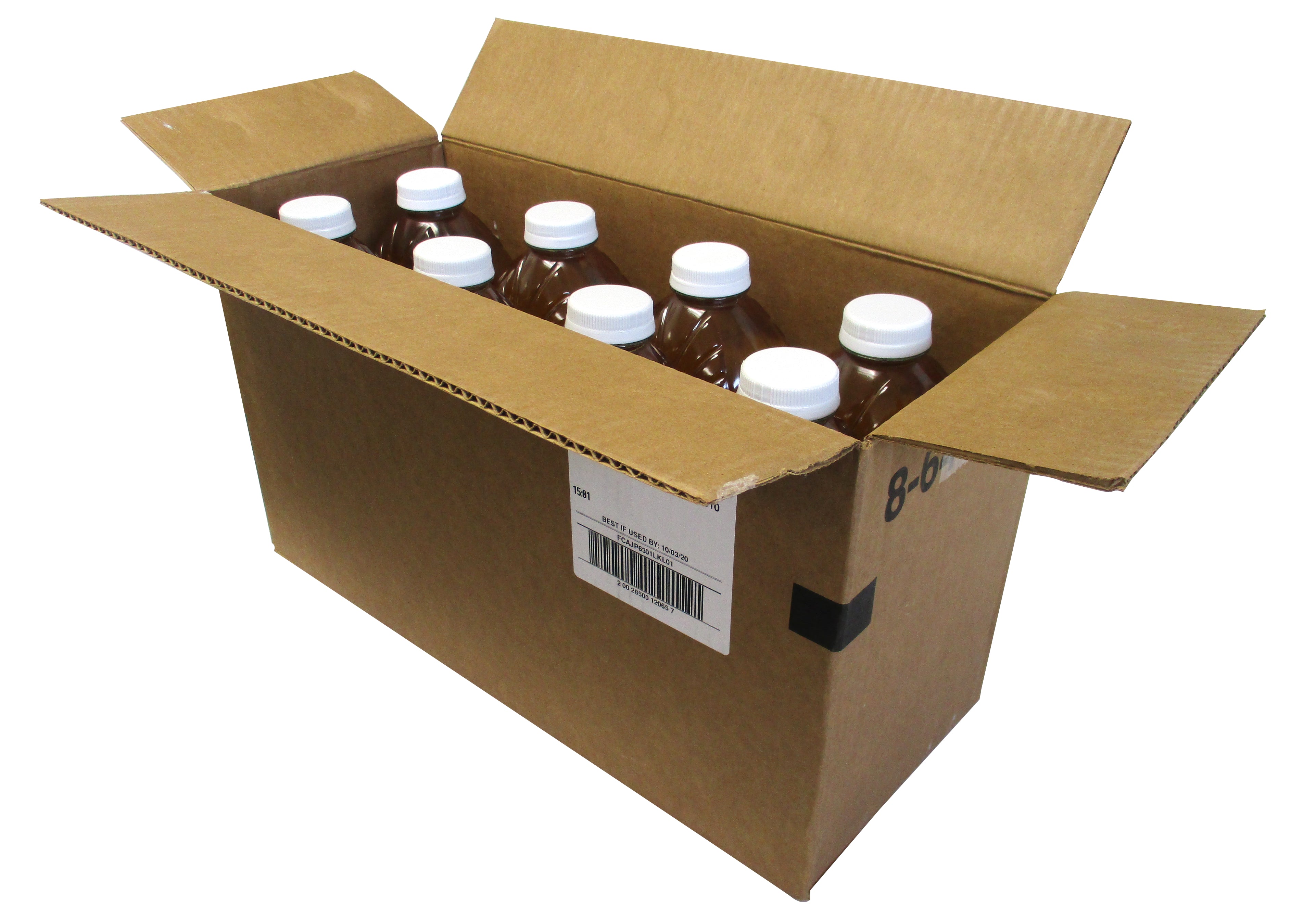 Musselman's Premium Apple Juice From Fresh Pressed Apples Rect Plastic Bott 64 Fluid Ounce - 8 Per Case.