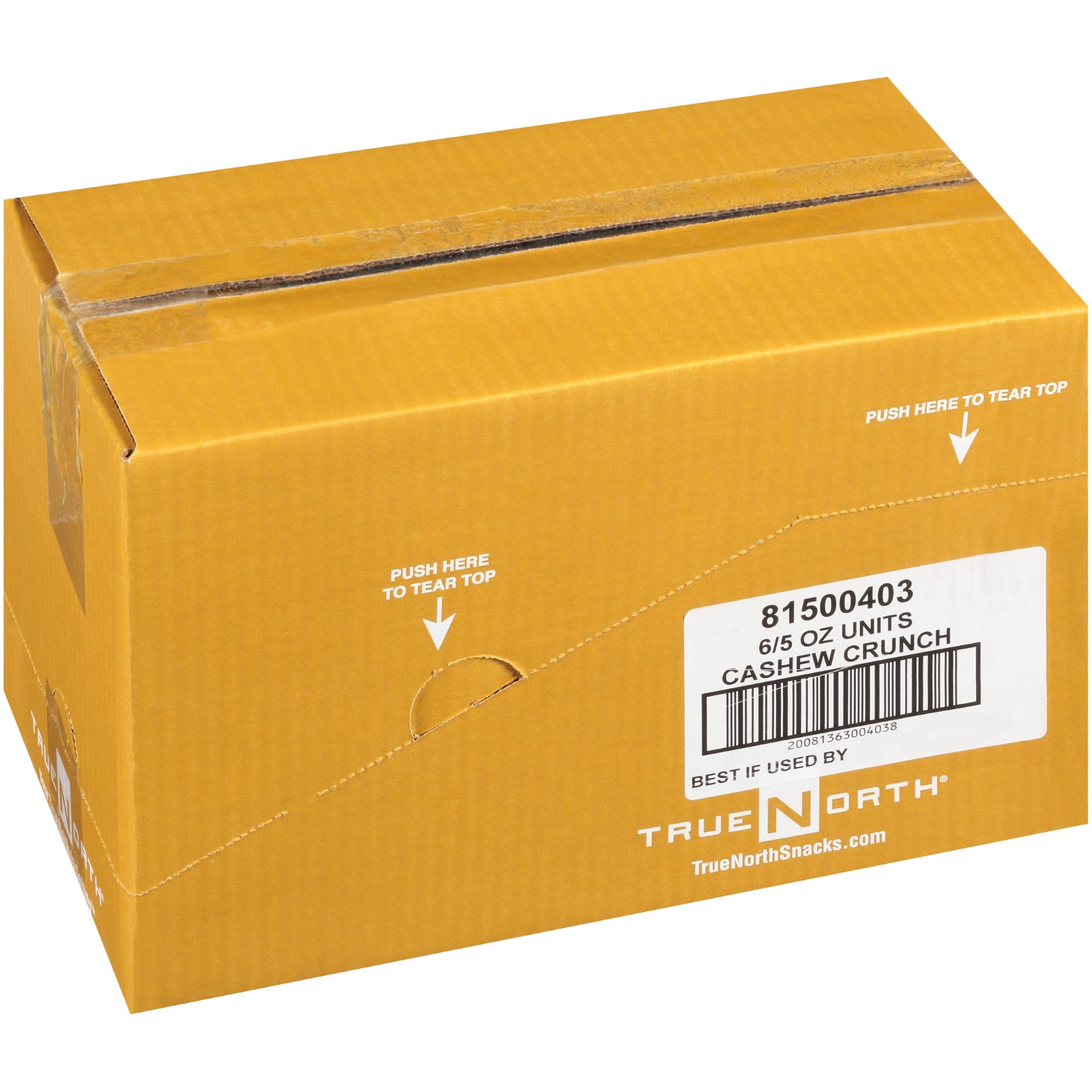 True North Cashew Crunch 5 Ounce Size - 6 Per Case.