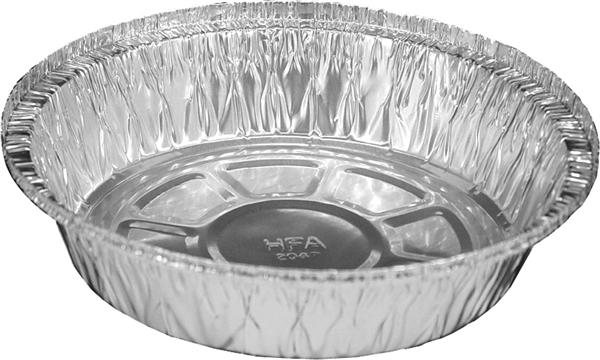 7" Round Foil Pan 1 Count Packs - 500 Per Case.