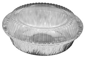 7" Round Pan With Dome Lid 1 Each - 250 Per Case.