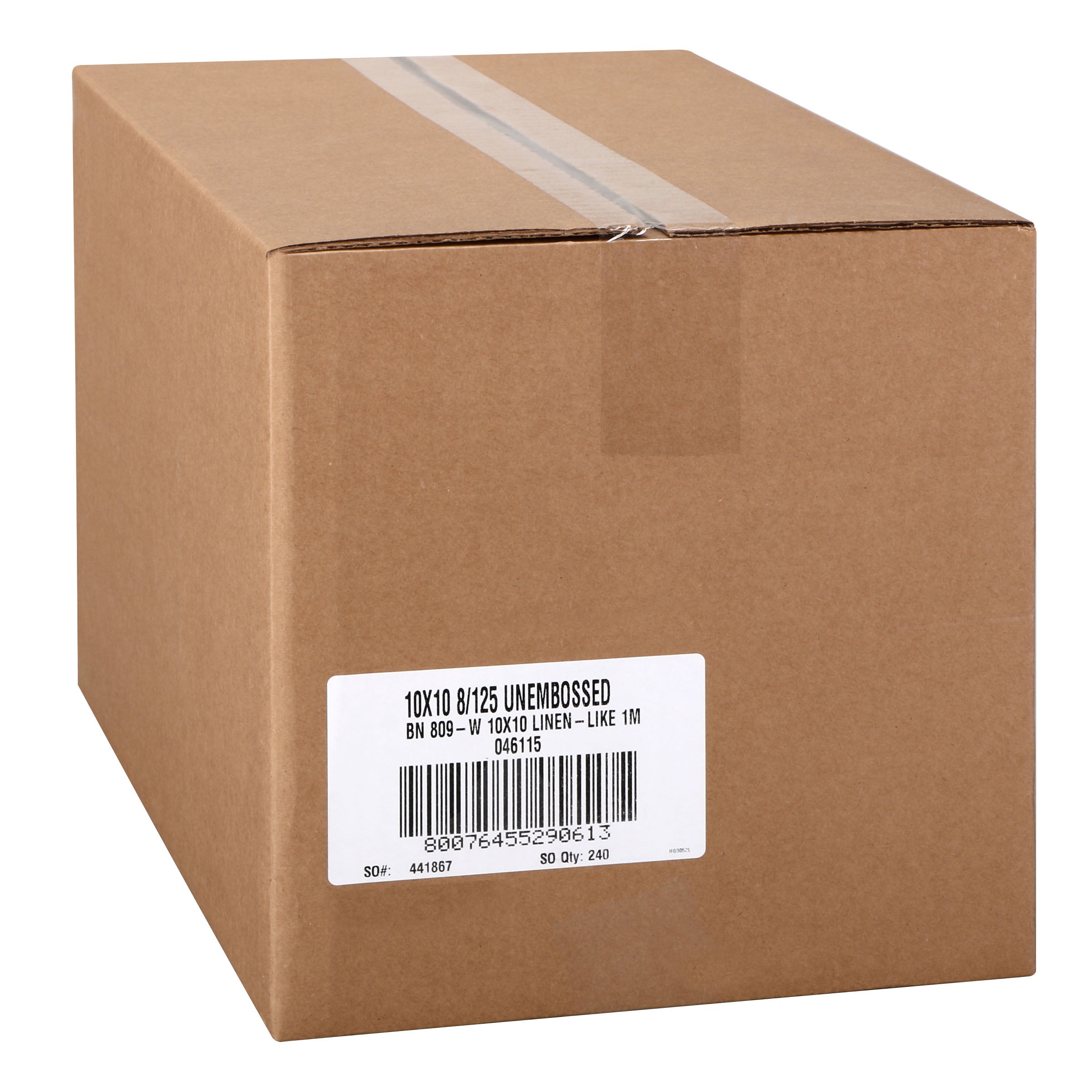 Napkin Beverage White Fold Linen Like 125 Each - 8 Per Case.