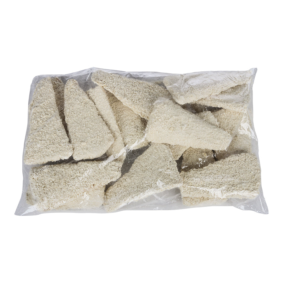 Crunchy Breaded Cod Tails 5 Pound Each - 2 Per Case.