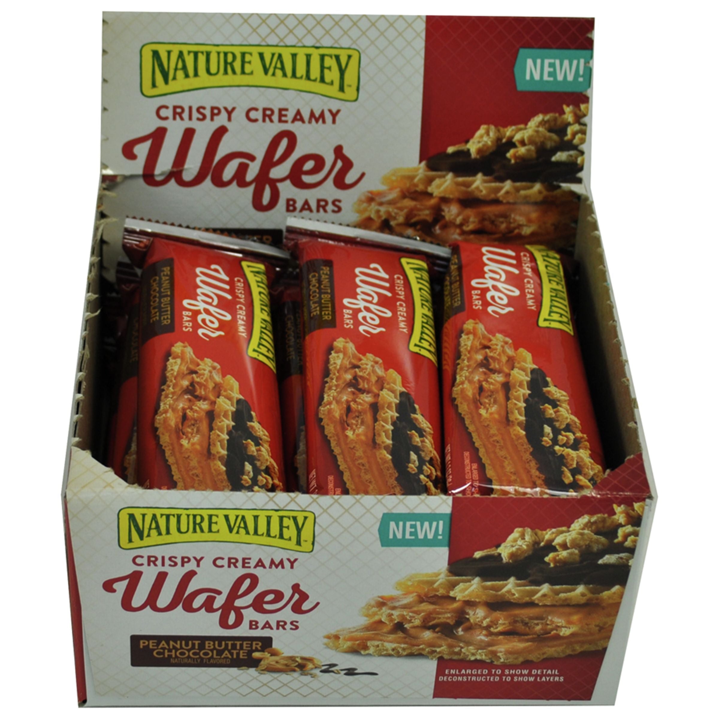 Nature Valley™ Wafer Bars Peanut Butter Chocolate 15.6 Ounce Size - 4 Per Case.