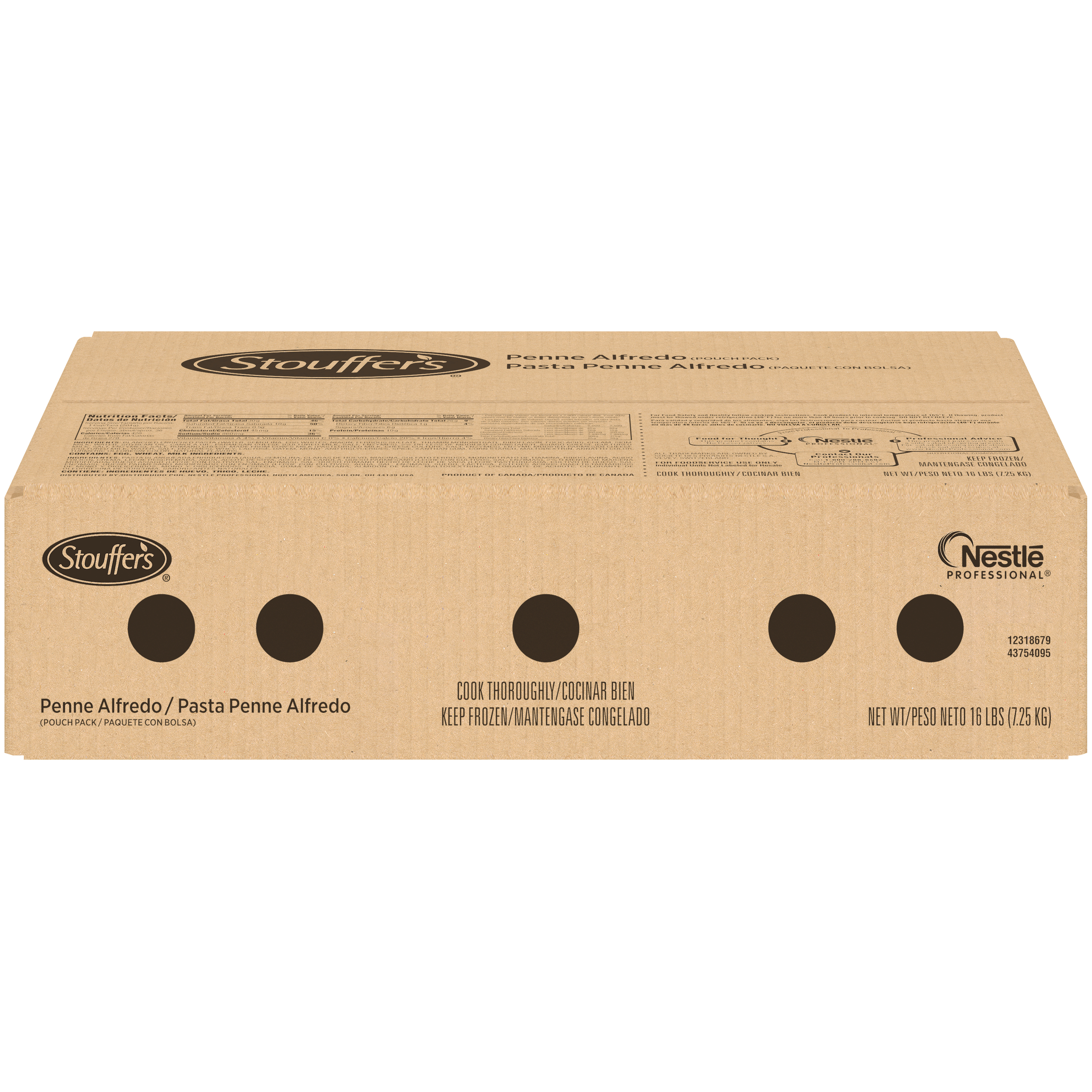 Stouffer's Penne Alfredo 4 64 Pouch 16.01 Pound Each - 1 Per Case.