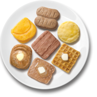 Cafe Puree Sausage 3 Ounce Size - 24 Per Case.