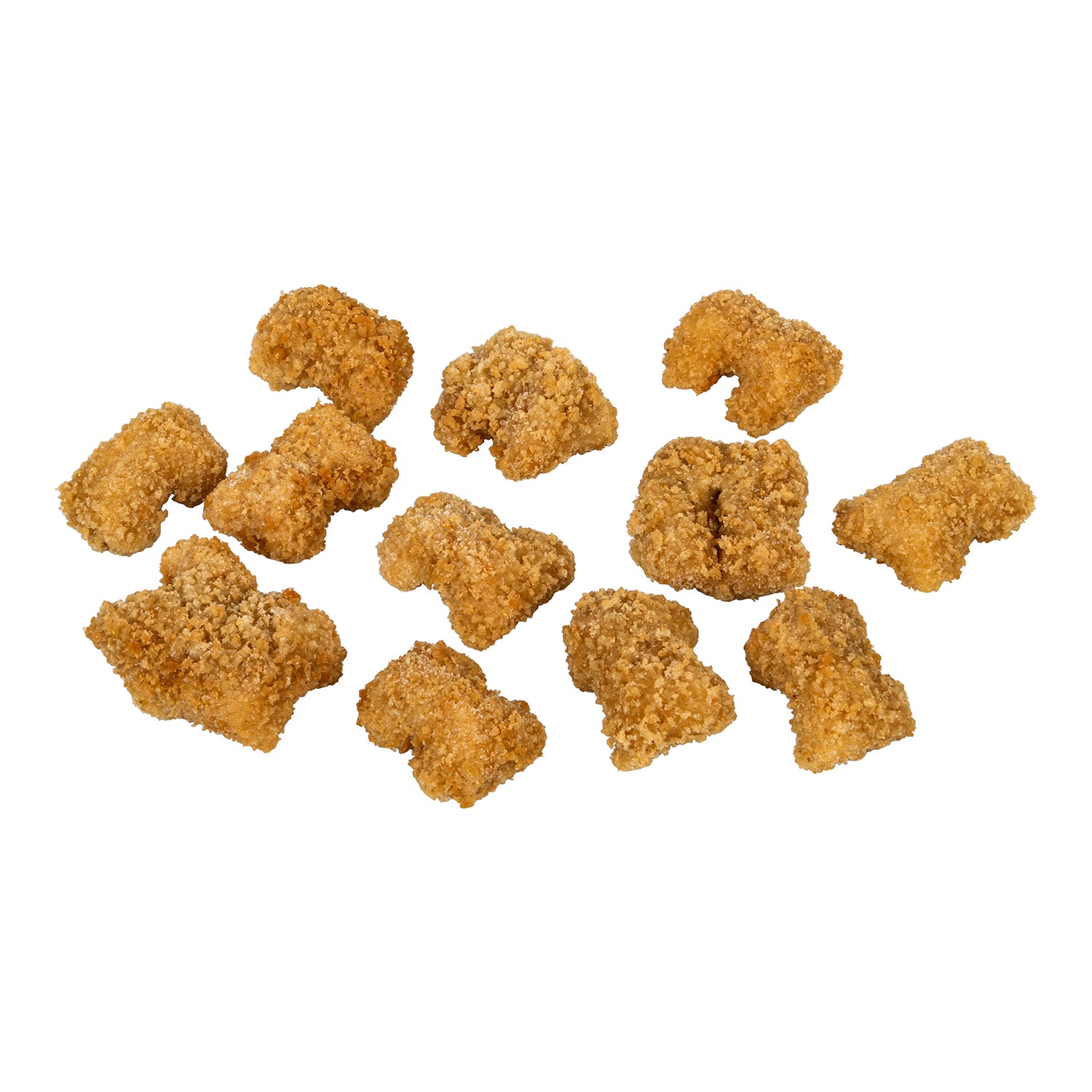Oven Ready Whole Grain Breaded Seabobshrimp Poppers 5 Pound Each - 2 Per Case.