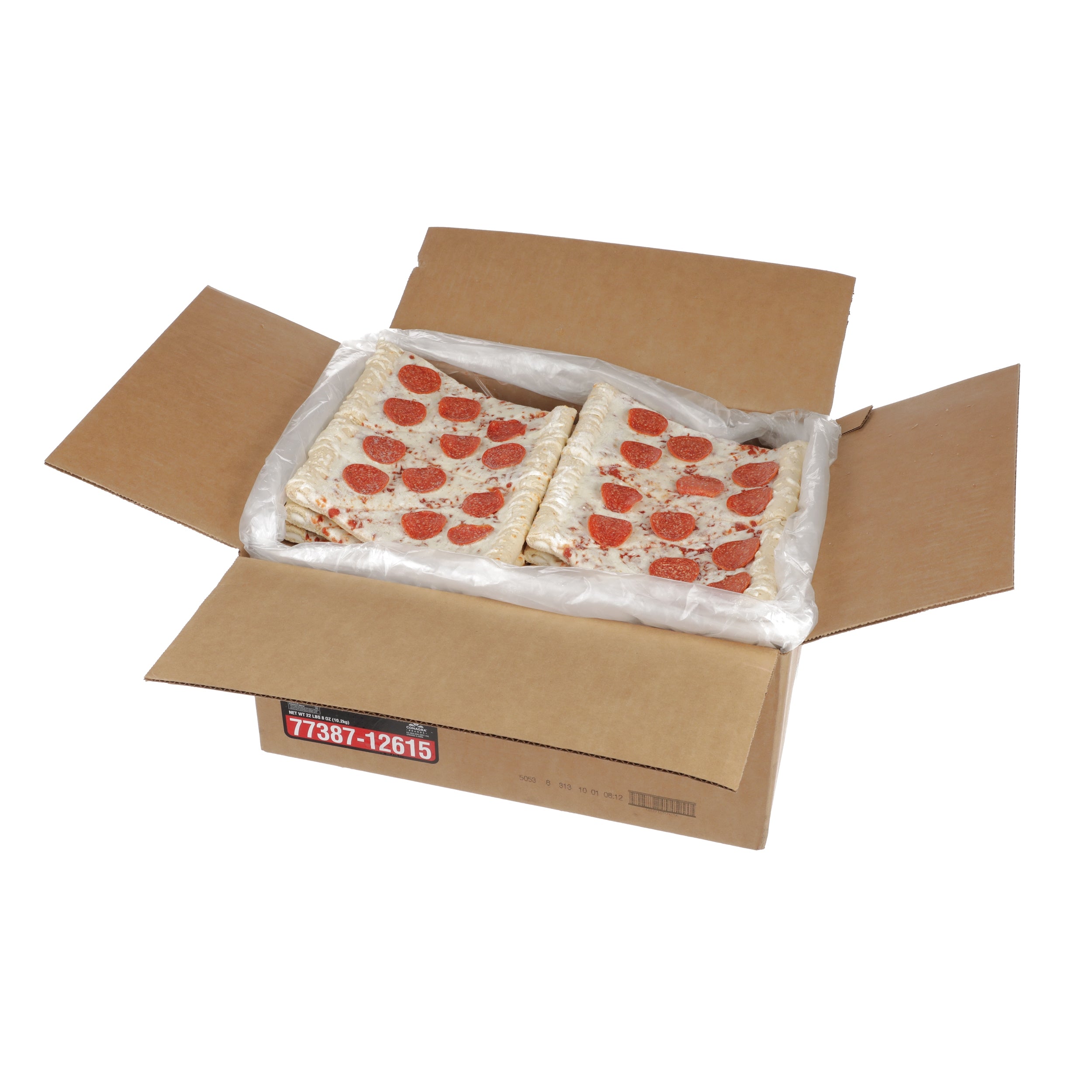 Stuffed Crust Pepperoni Reduced Fat Mozzarella Whole Grain 5 Ounce Size - 72 Per Case.
