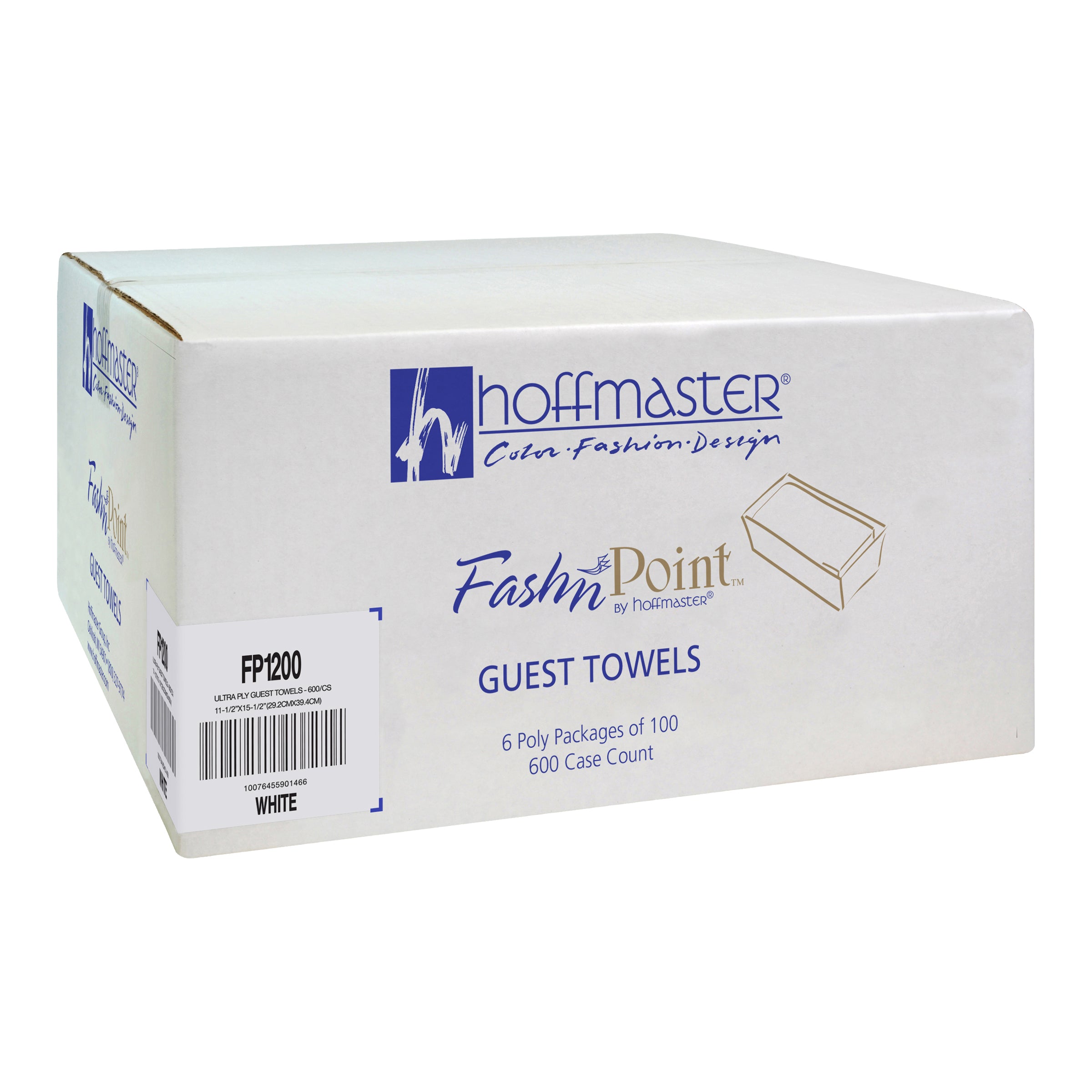 Towel Guest E Z Fold™ Fashnpoint® White Ultra Ply Fold 100 Each - 6 Per Case.