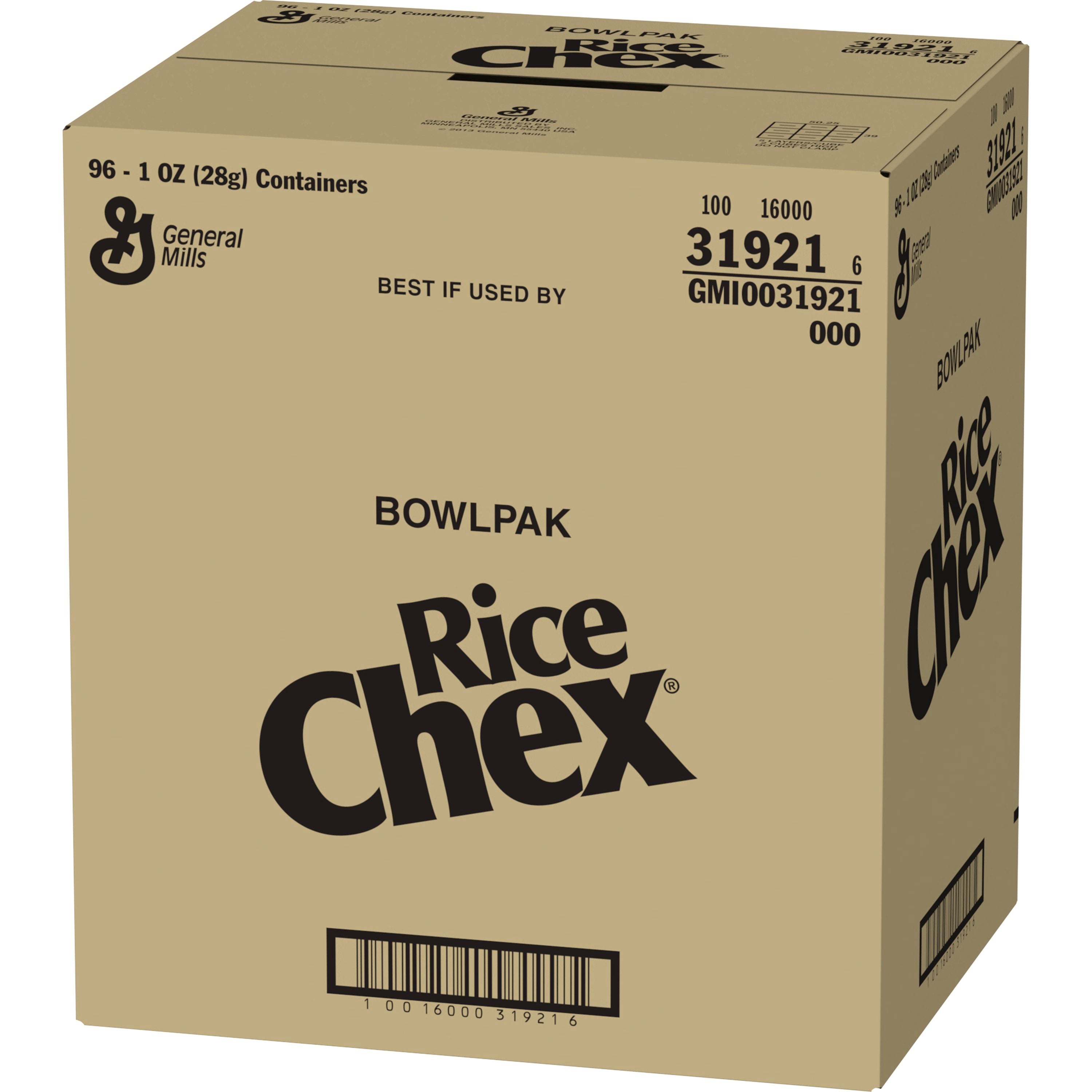 Rice Chex™ Cereal Single Serve Bowlpak 1 Ounce Size - 96 Per Case.