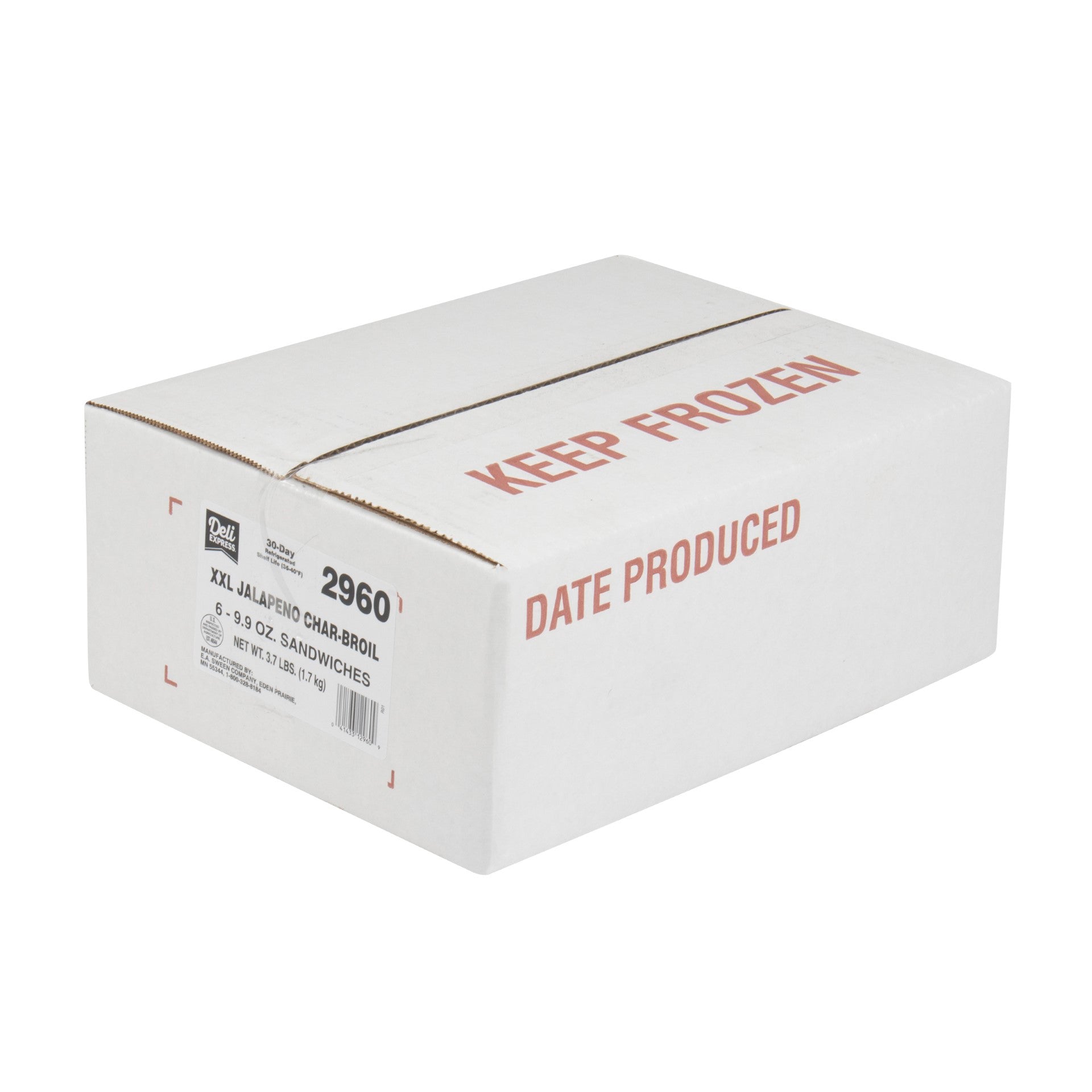 Deli Express XXL Jalapeno Char Broil 9.9 Ounce Size - 6 Per Case.