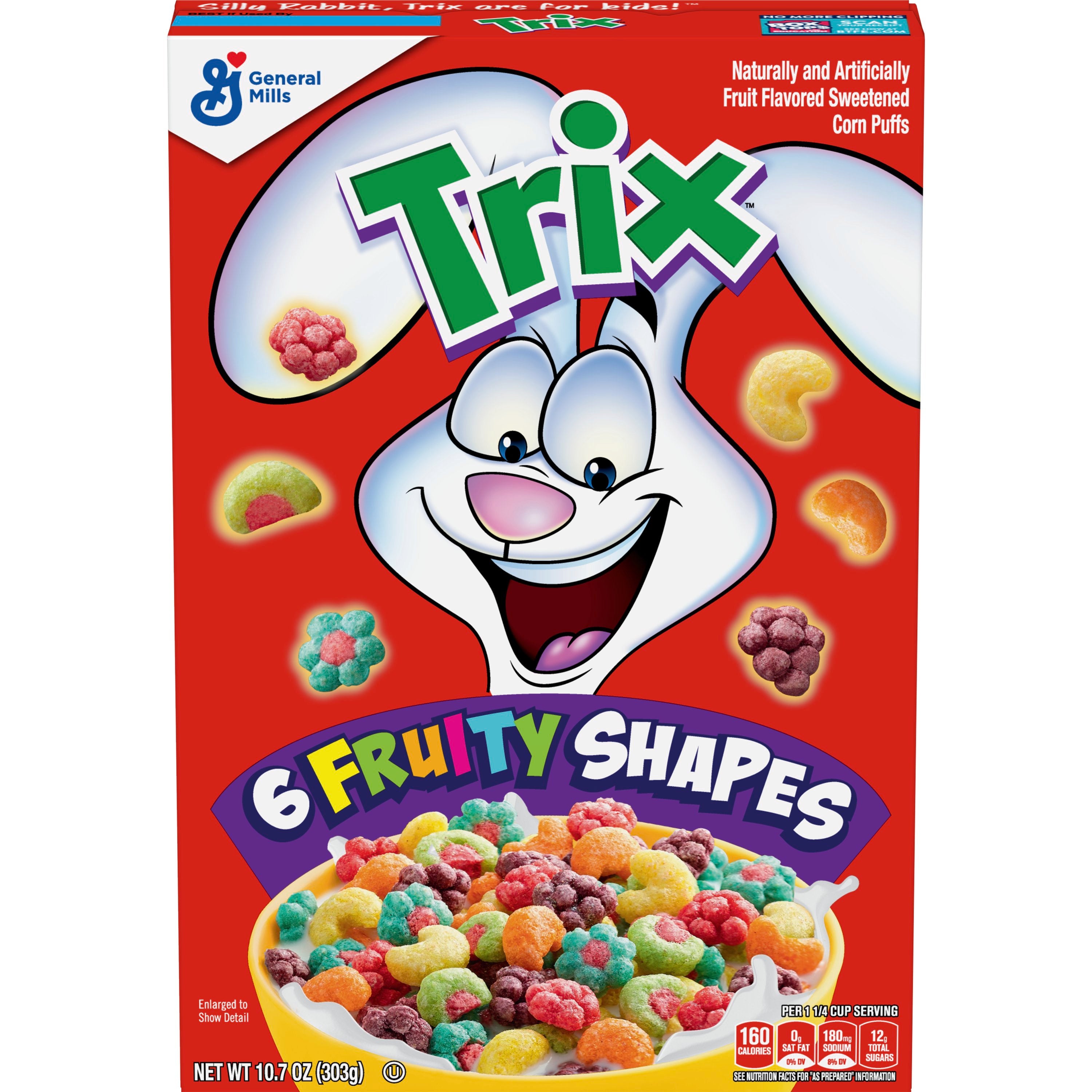 Trix™ Cereal Box 10.7 Ounce Size - 12 Per Case.