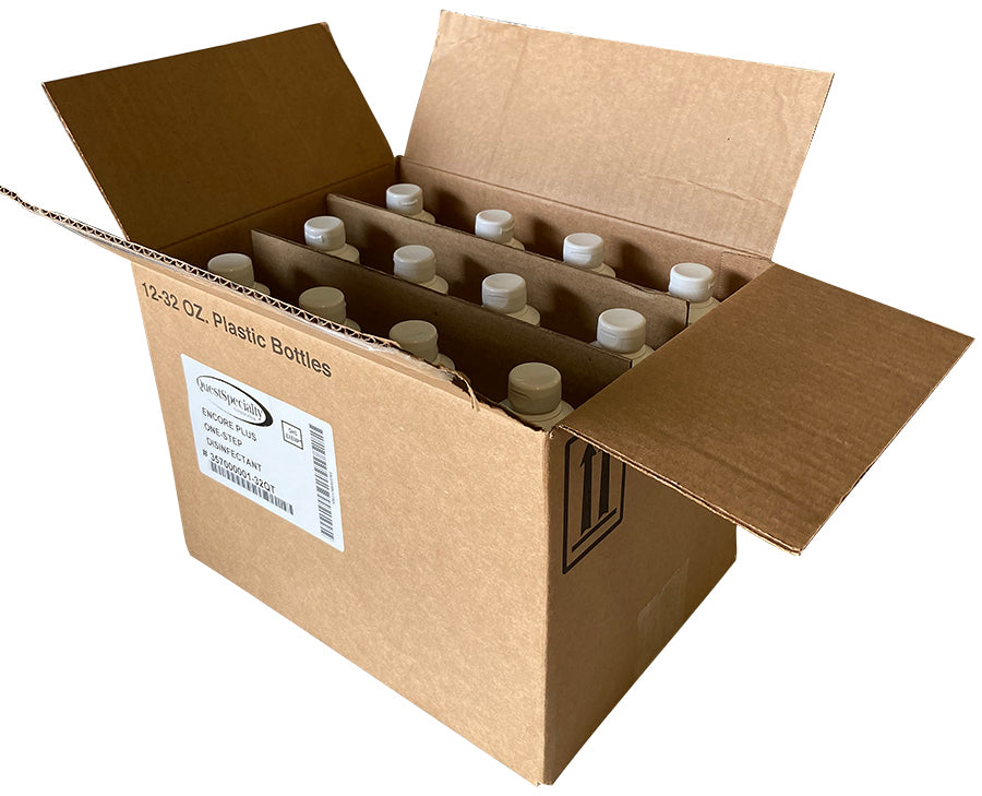 Encore Plus Epa One Step Disinfectant Ready-To-Use Non Acid Qt 32 Ounce Size - 12 Per Case.