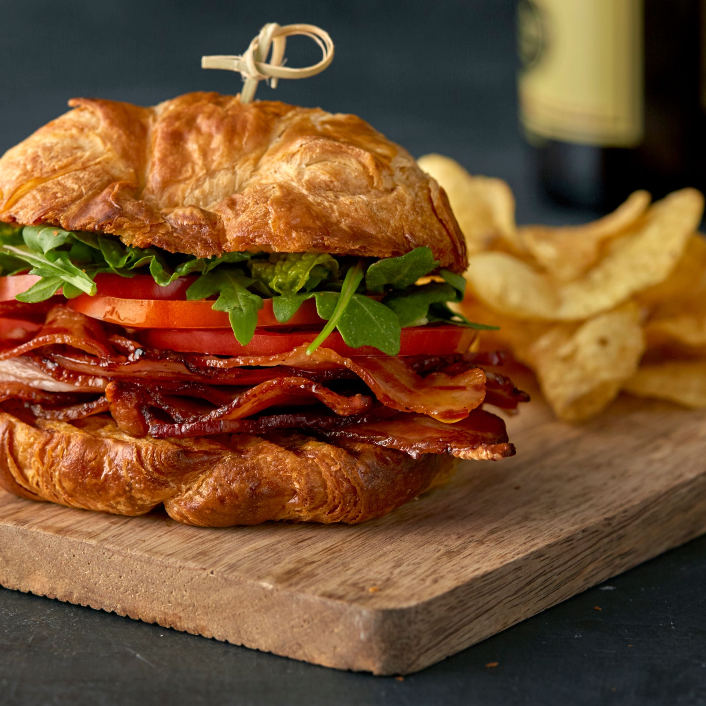 Pillsbury™ Baked Croissant Plain Pinched Sliced 2 Ounce Size - 4 Per Case.