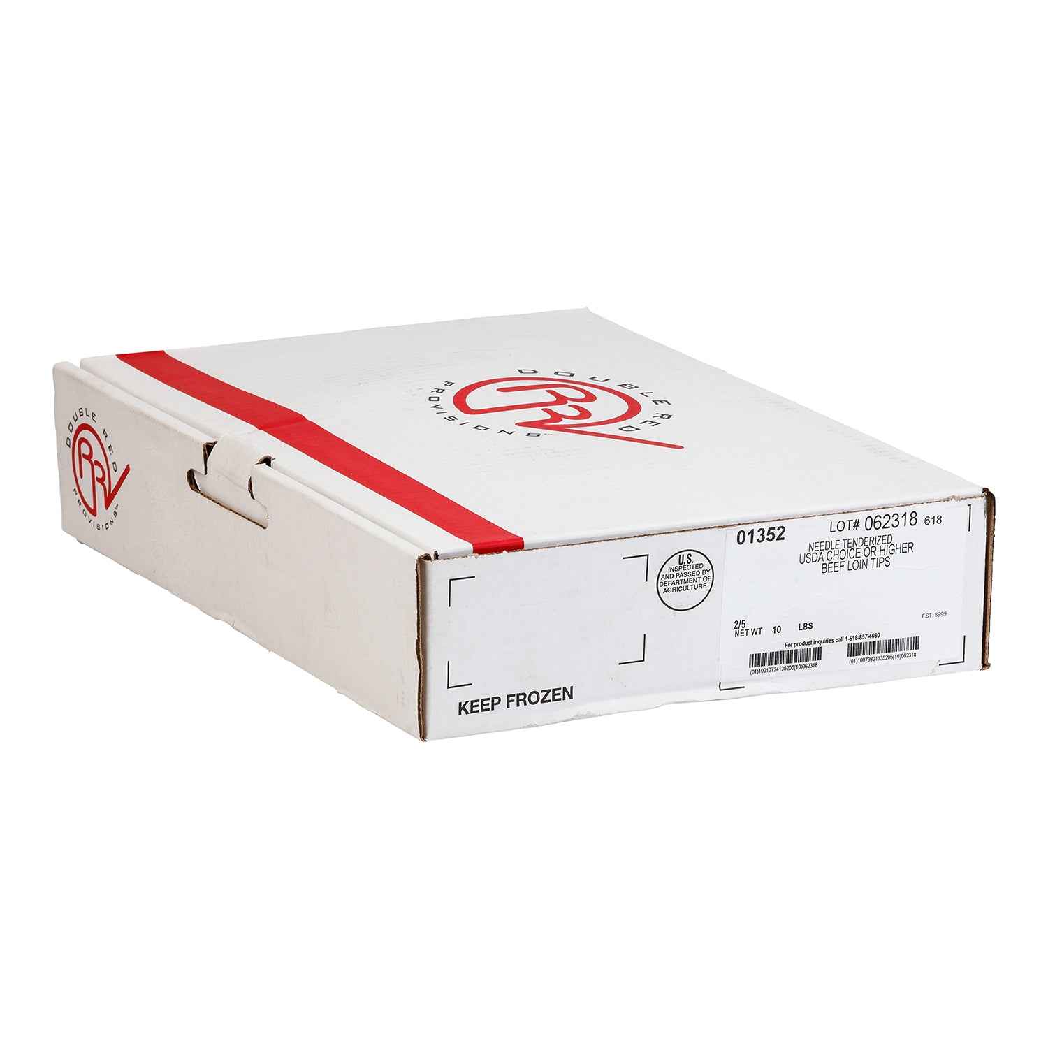 Beef Steak Choice Loin Tips 5 Pound Each - 2 Per Case.