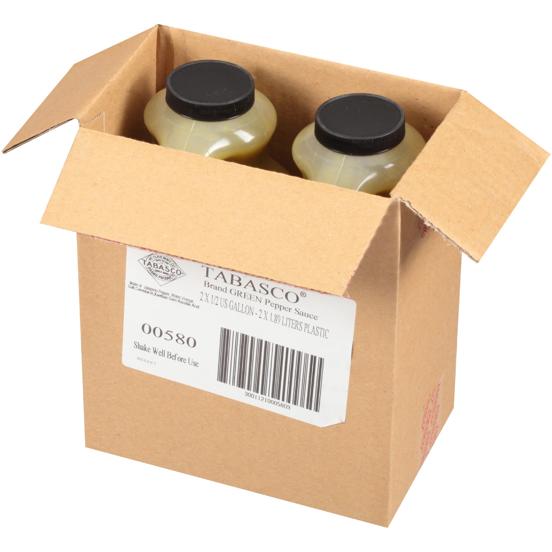 Tabasco Green Pepper Sauce 0.5 Gallon - 2 Per Case.