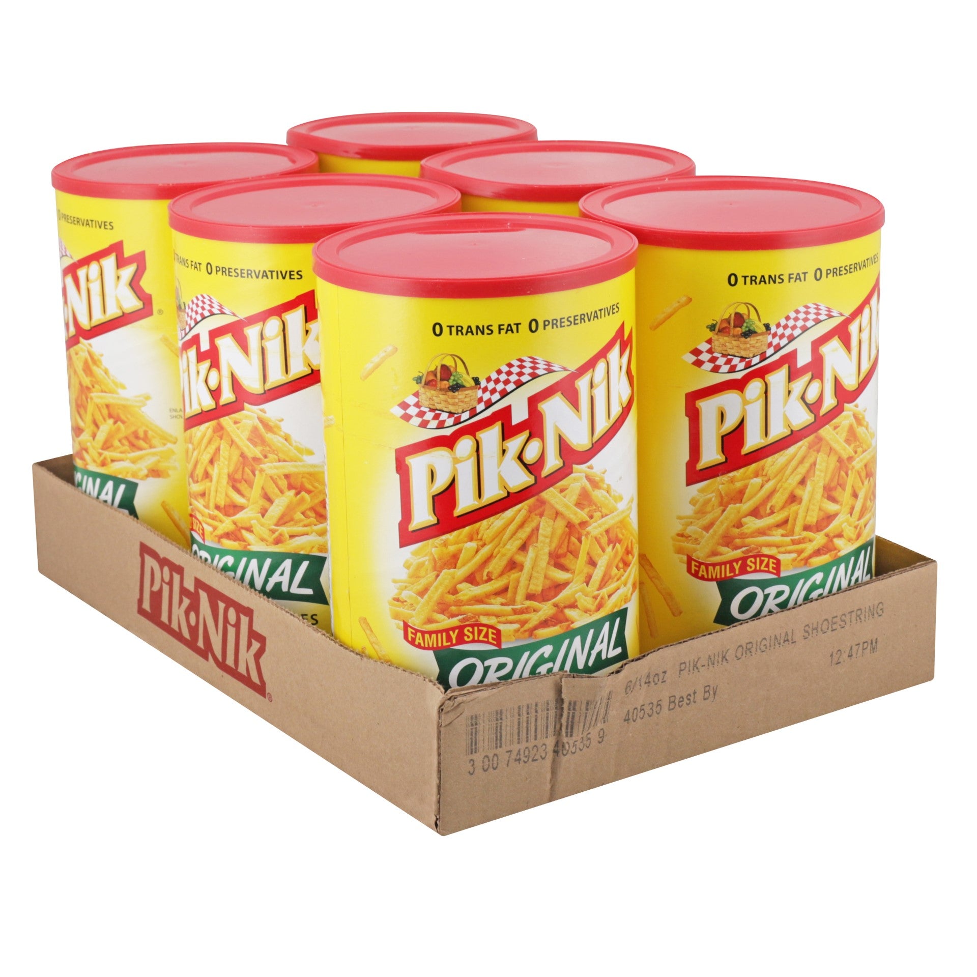 Original Shoestring Potatoes Tray 14 Ounce Size - 6 Per Case.