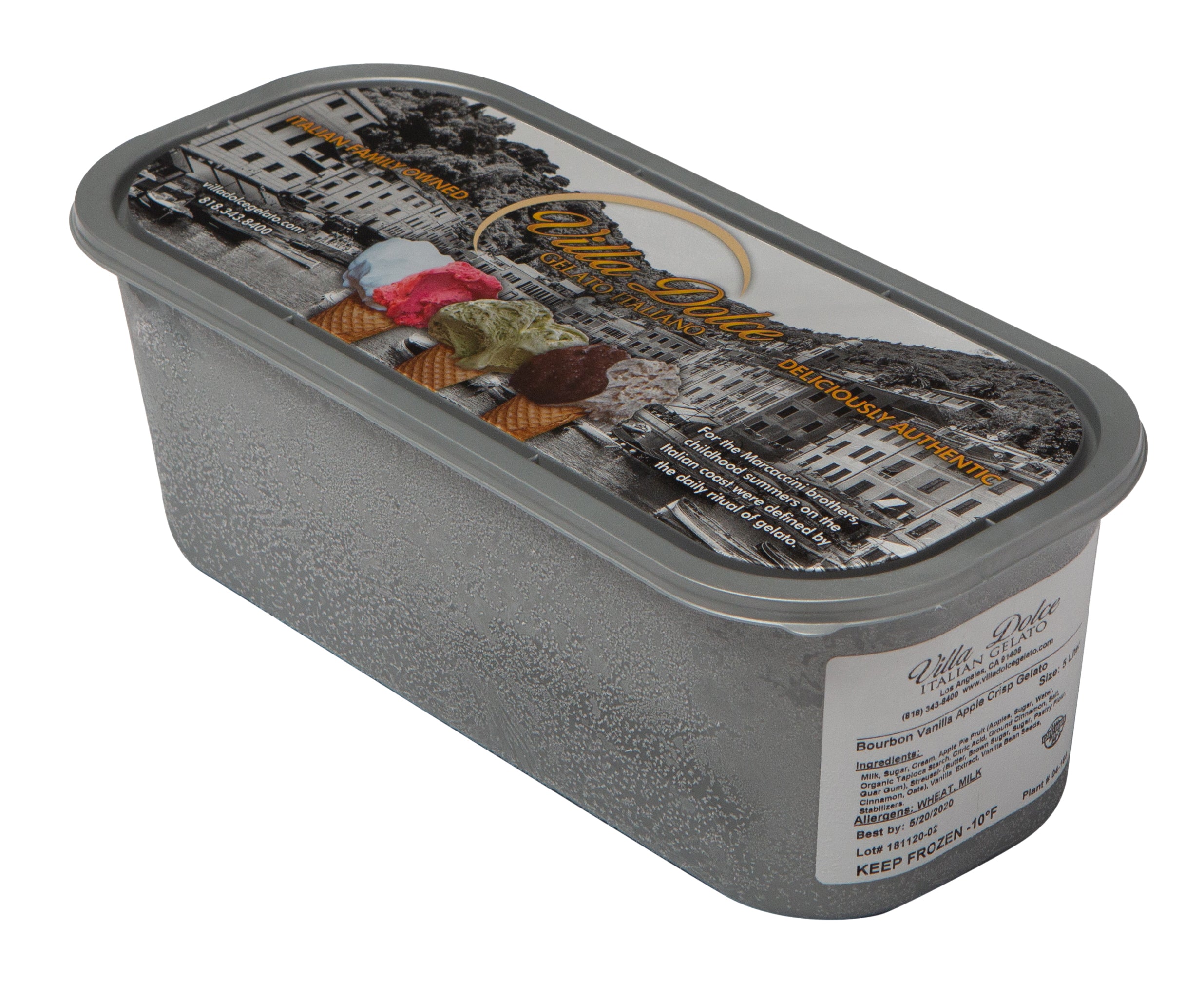 Villa Dolce Bourbon Vanilla Apple Crisp 5 Liter - 1 Per Case.