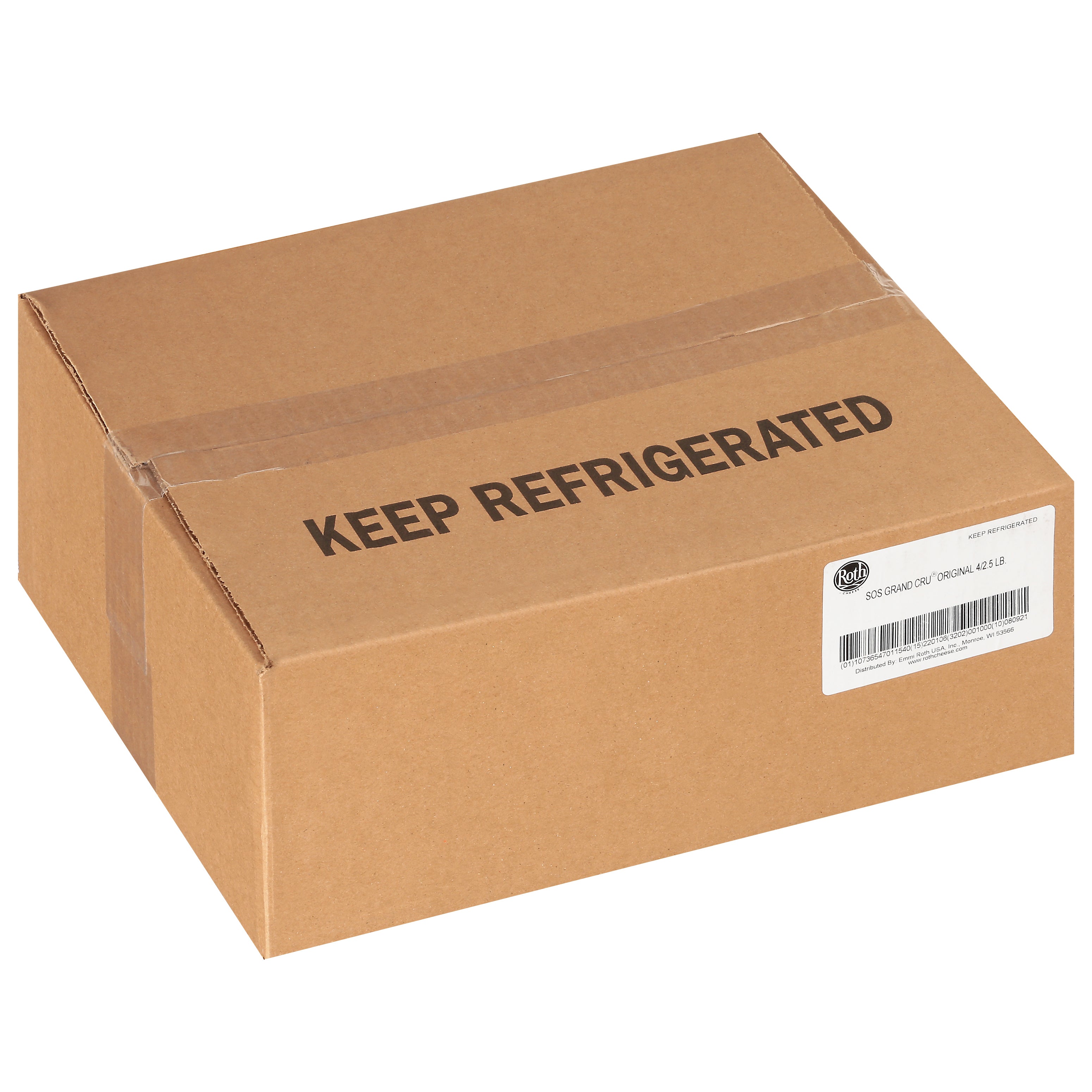 Cheese Sos Grand Cru Original Slices 2.5 Pound Each - 4 Per Case.