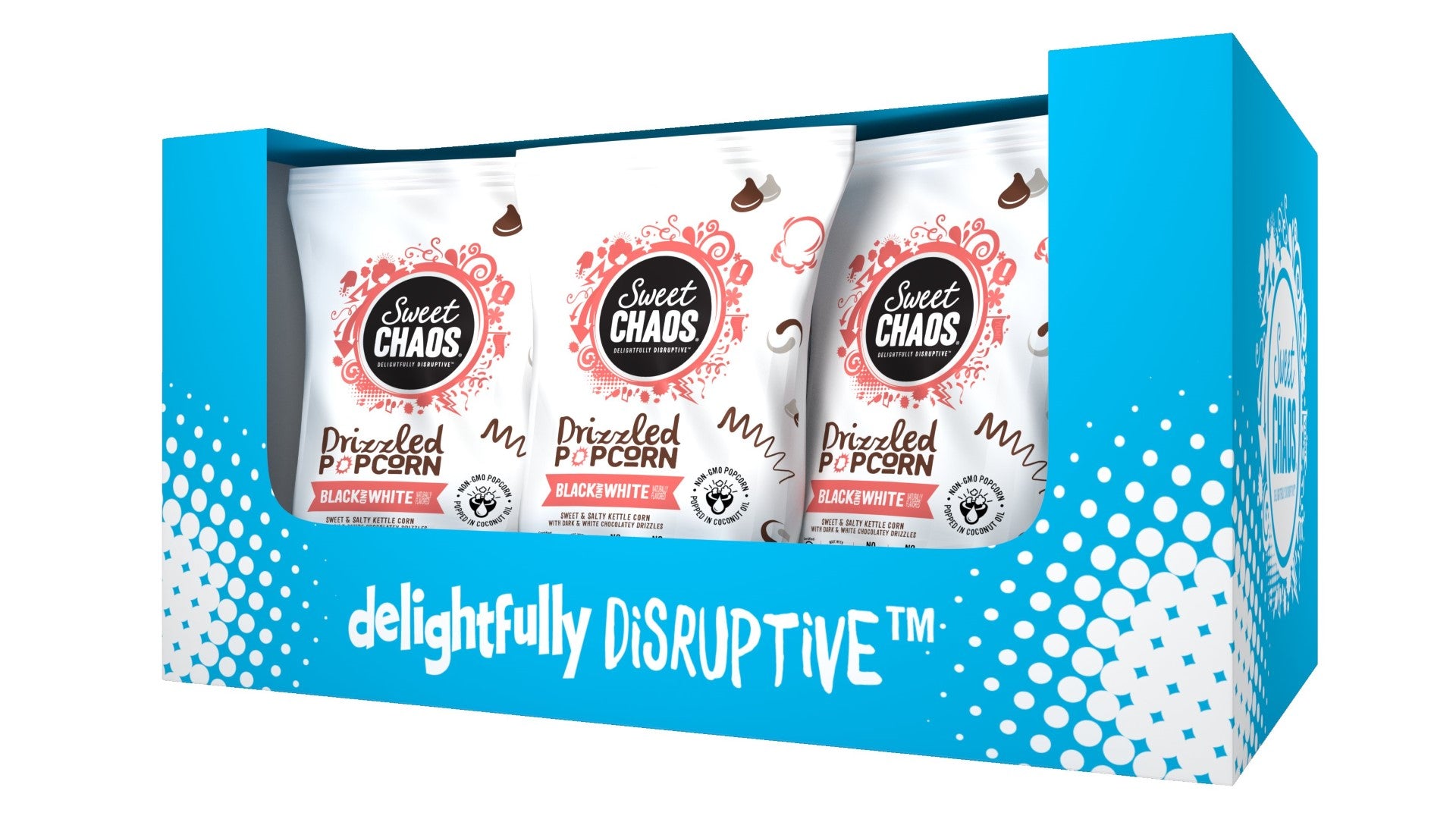 Sweet Chaos Chocolate Double Drizzle 5.5 Ounce Size - 12 Per Case.