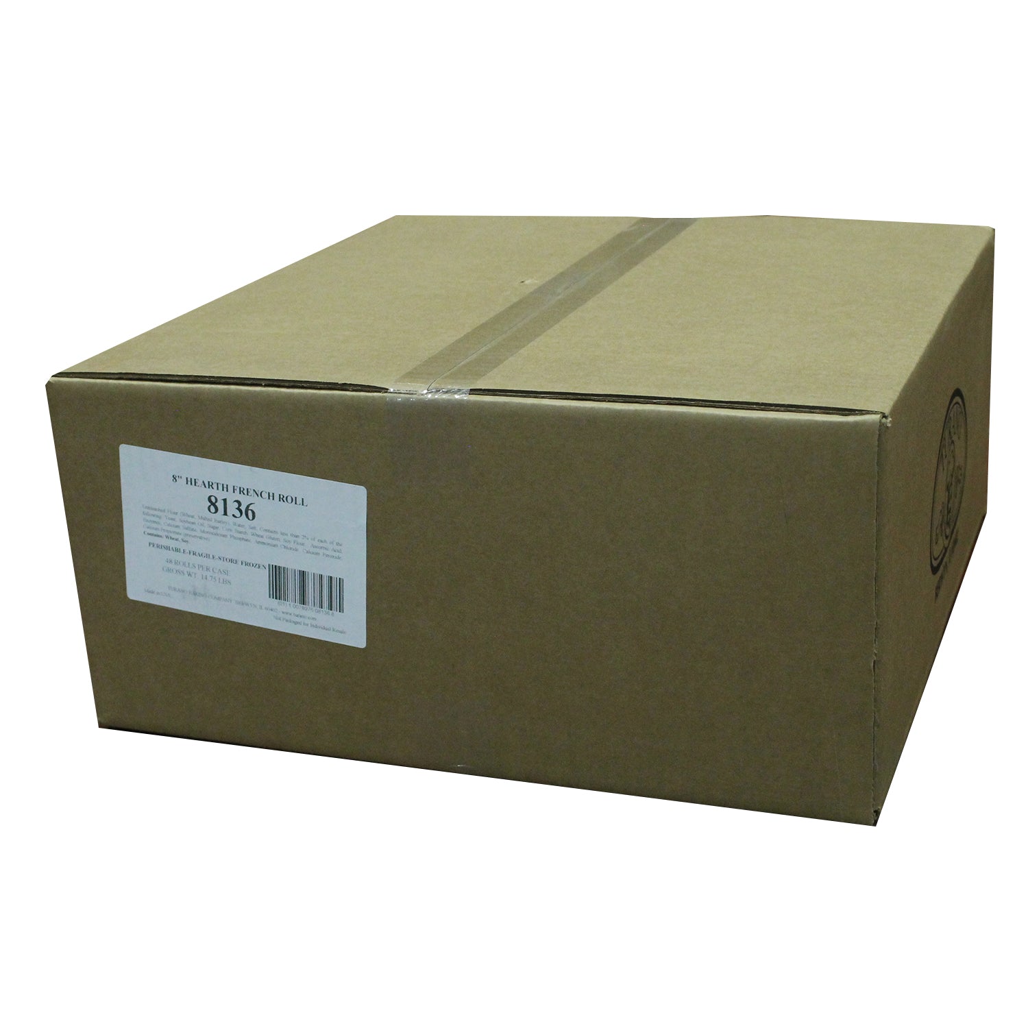 8" Hearth French 4.25 Ounce Size - 48 Per Case.