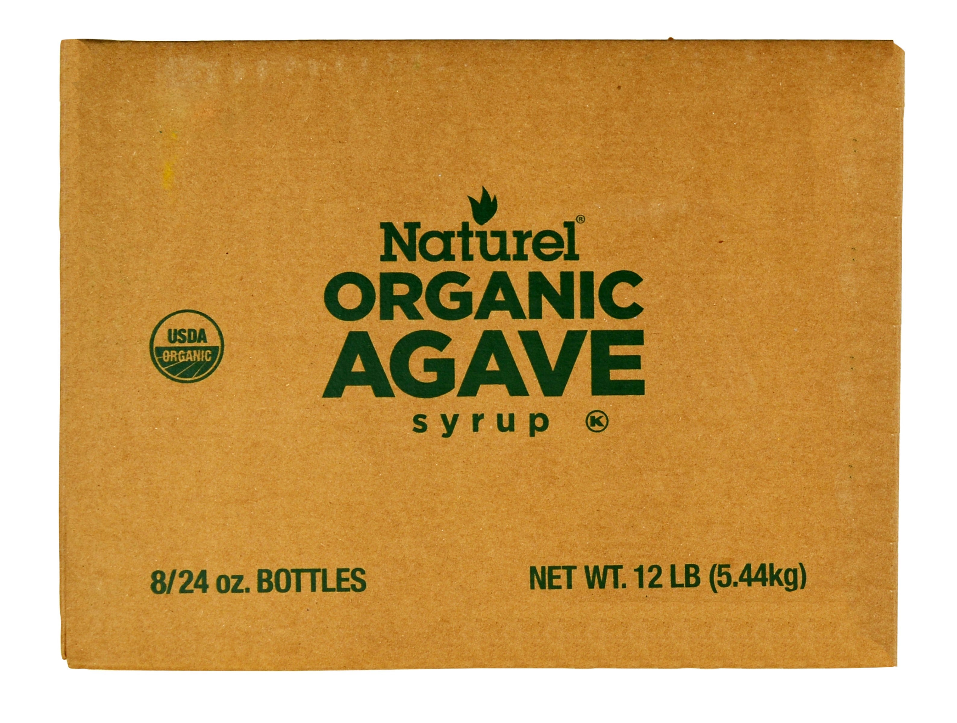 Naturel Organic Agave Light Bottle 24 Ounce Size - 8 Per Case.