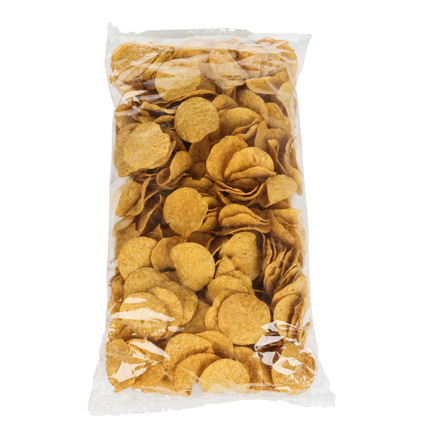 Mission Yellow Round Tortilla Chips 2 Pound Each - 6 Per Case.