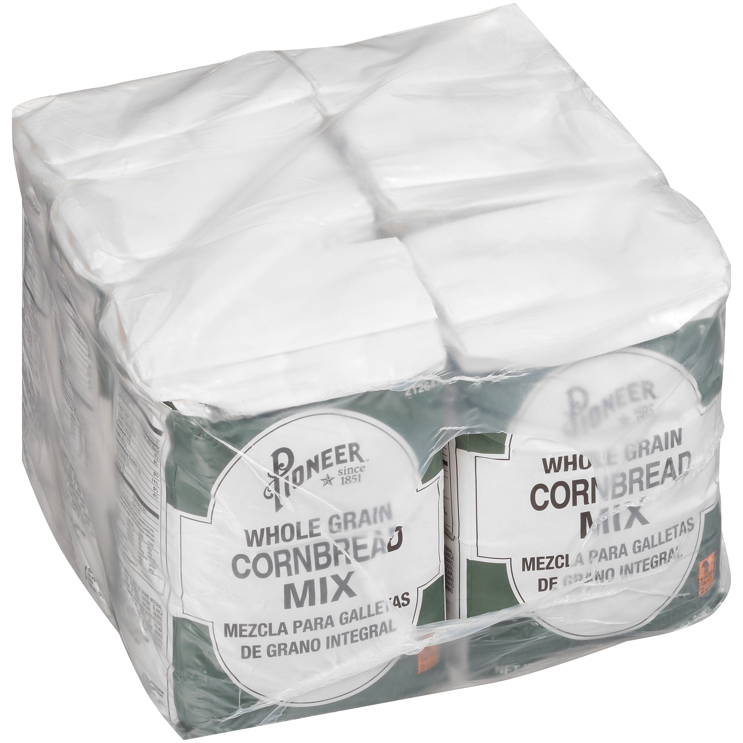 Pioneer Whole Grain Corn Bread Mix 5 Pound Each - 6 Per Case.