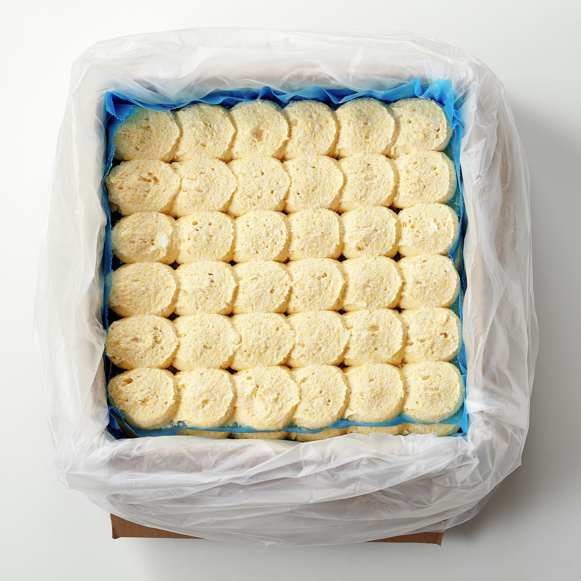 Pillsbury™ Place & Bake™ Frozen Muffindough Puck Corn Muffin 20.25 Pound Each - 1 Per Case.