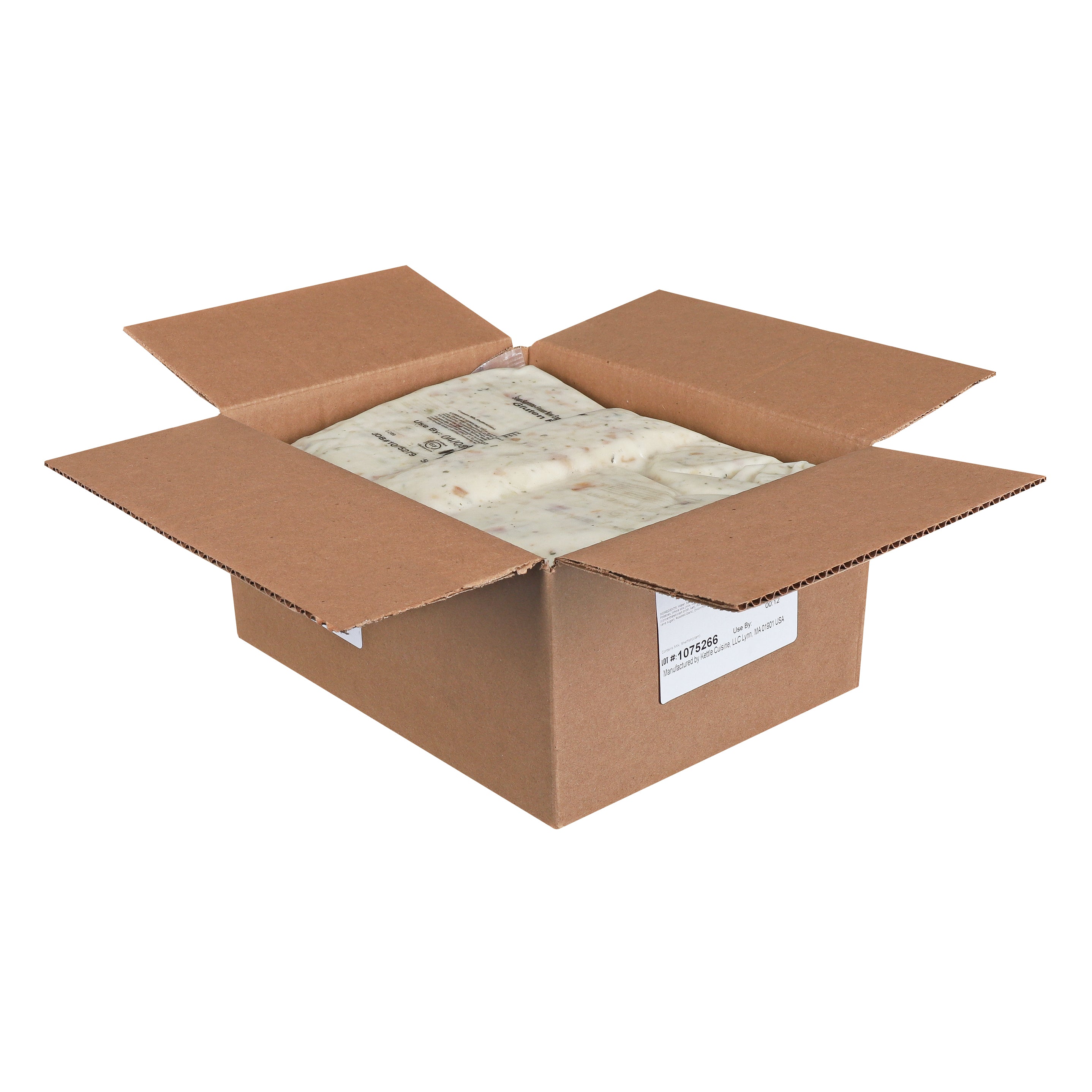 New England Clam Chowder 4 Pound Each - 4 Per Case.