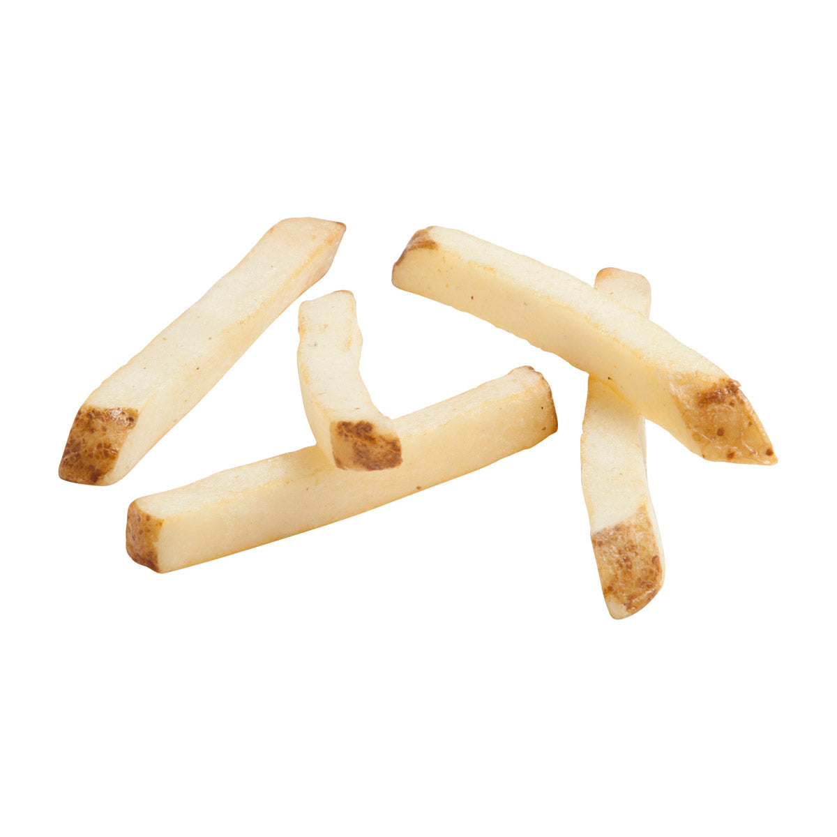 Simplot Select Recipe 8" Sea Salt Straightcut Fries Skin On 5 Pound Each - 6 Per Case.